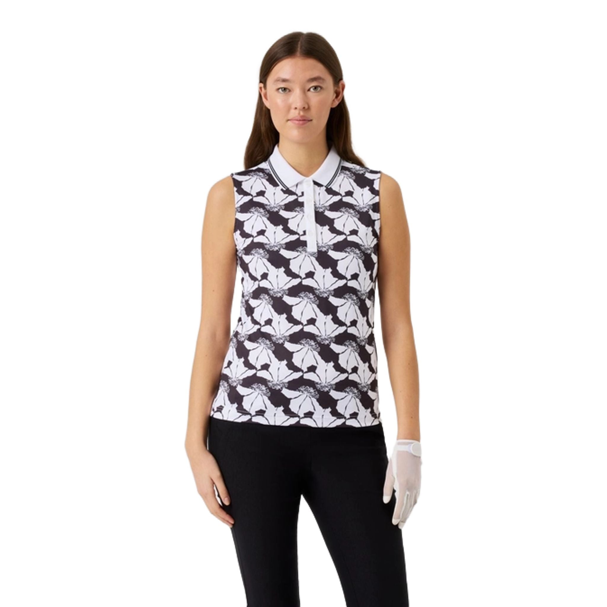 Daily Sports Printed SL Poloshirt Damen
