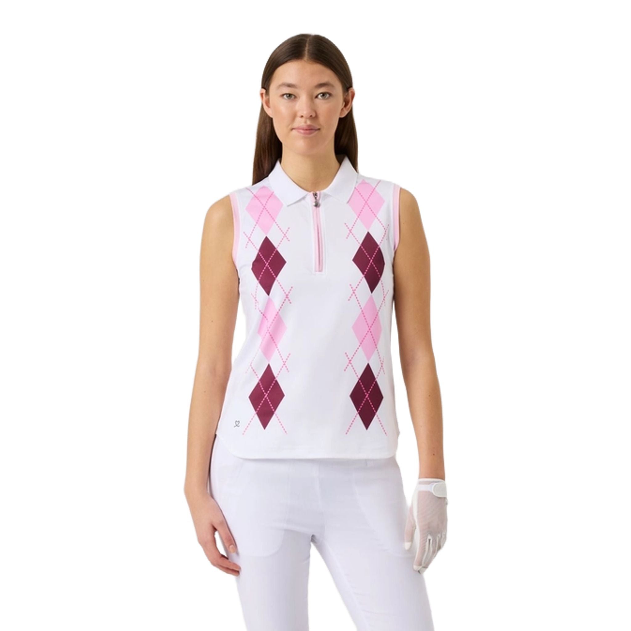 Daily Sports Argyle SL Poloshirt Damen