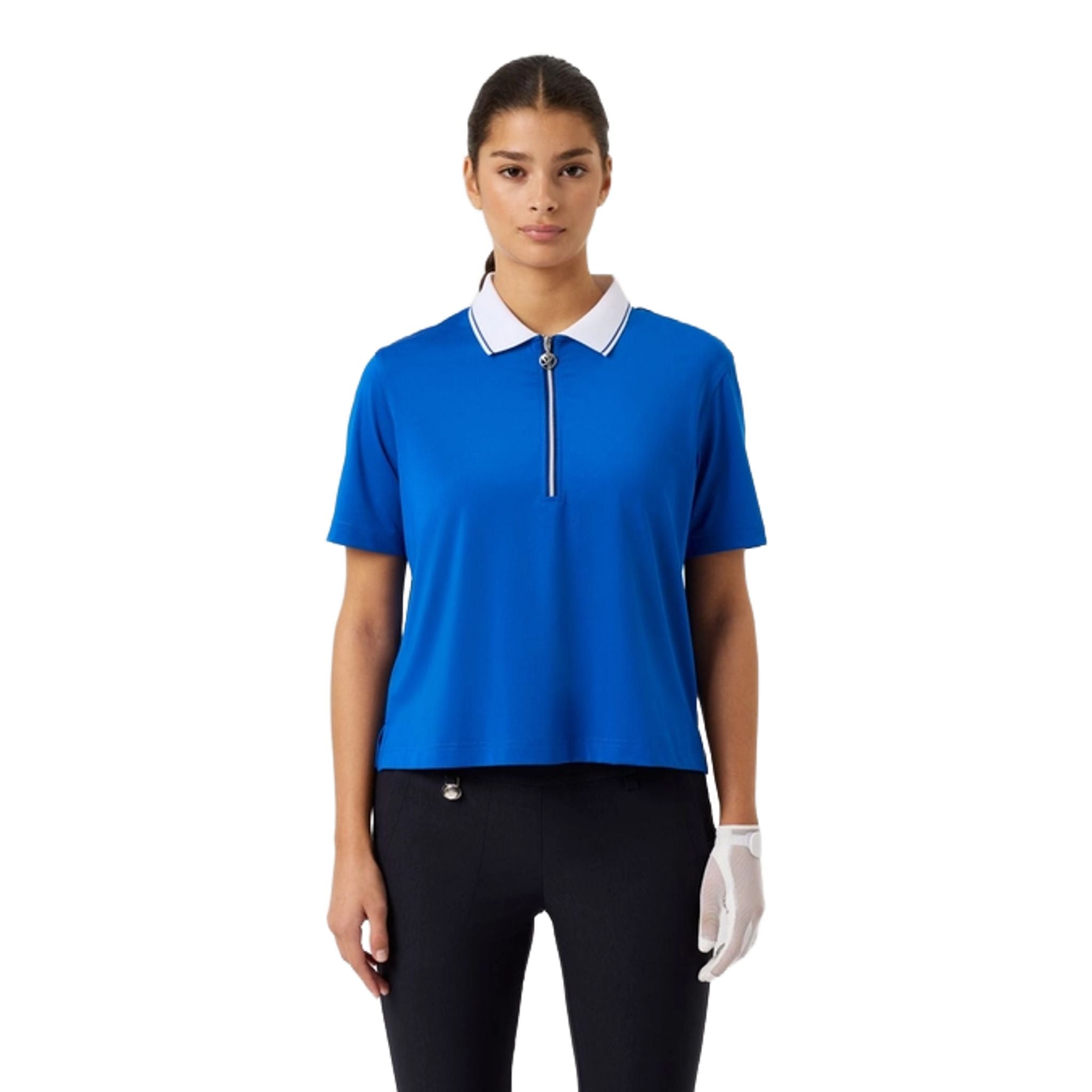 Daily Sports Cropped SS Poloshirt Damen