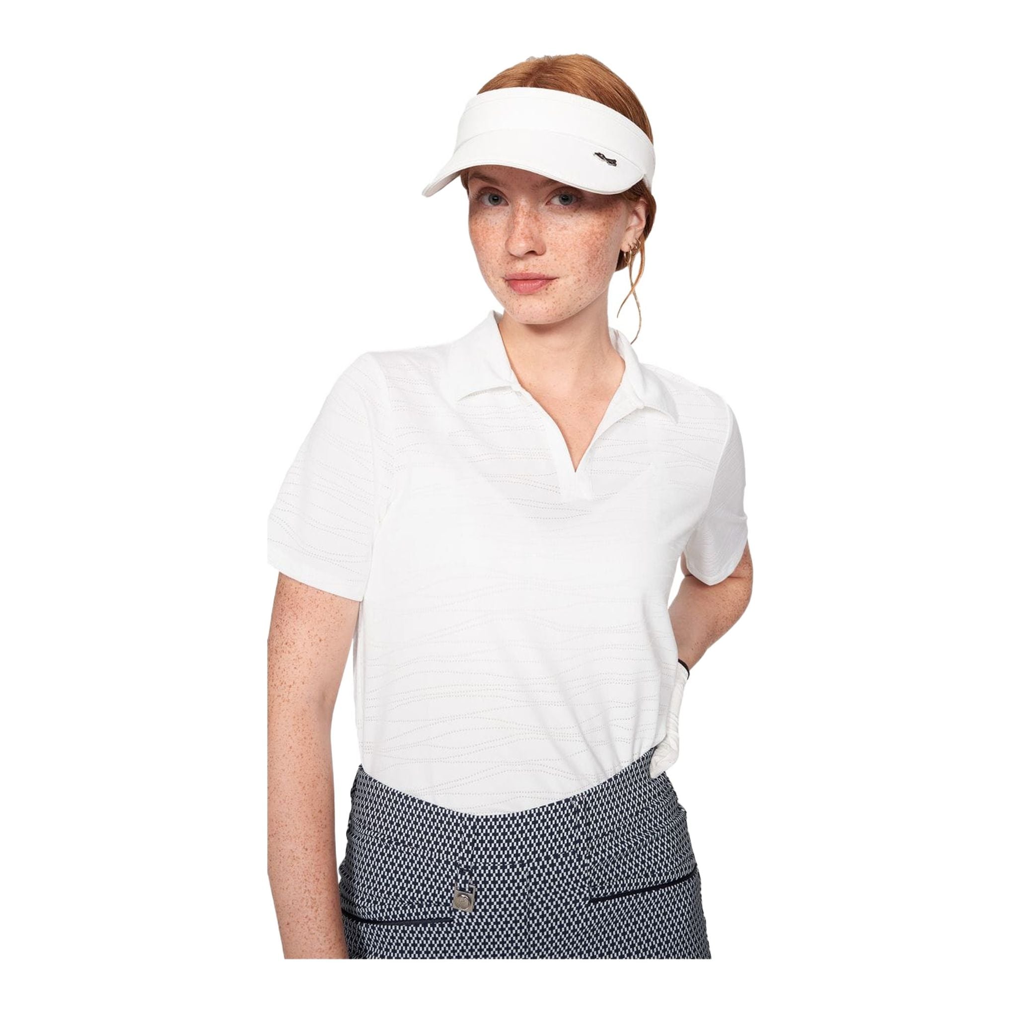 Röhnisch W Zoey SS Polo White Damen