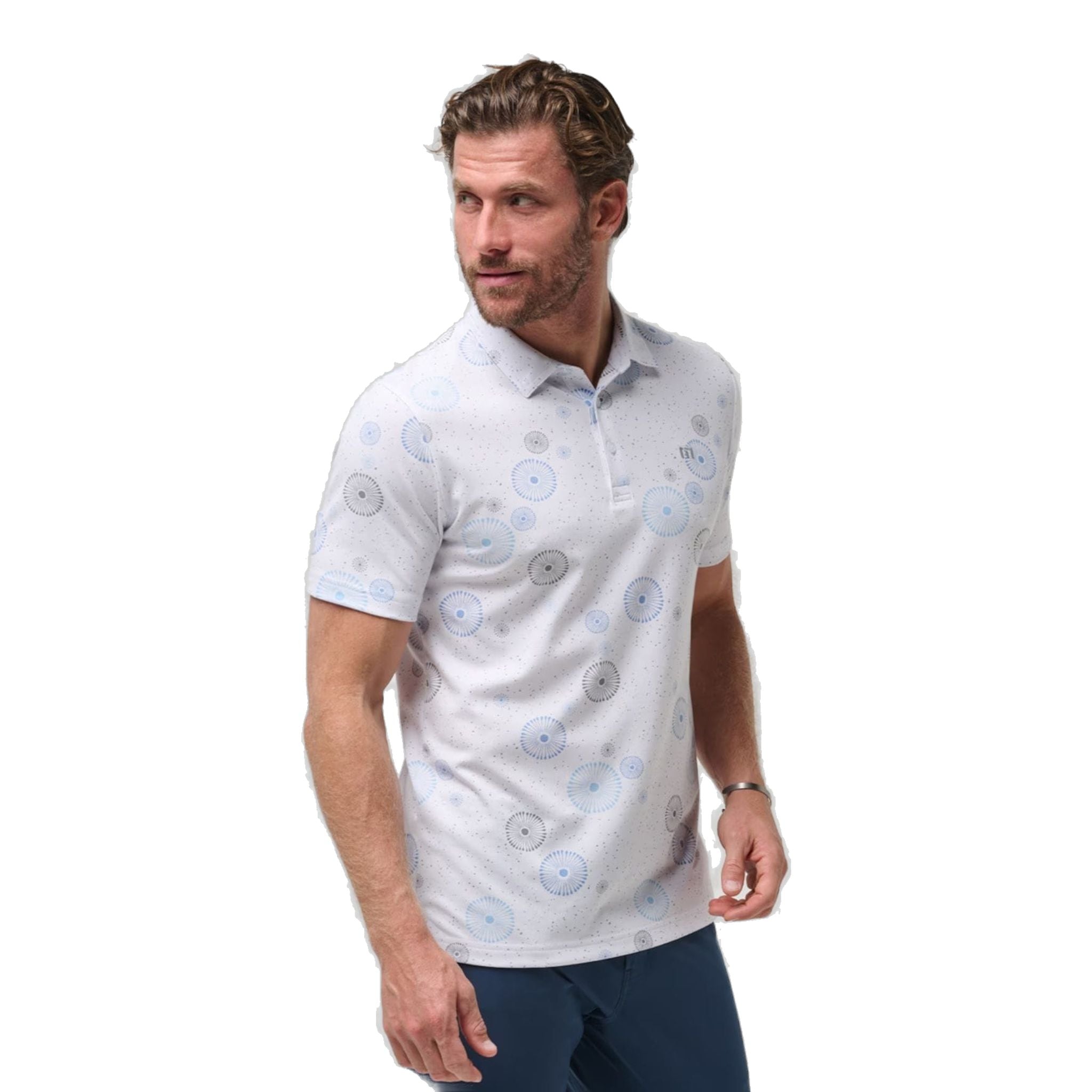 Travis Mathew chycen uvnitř mužů polokošile