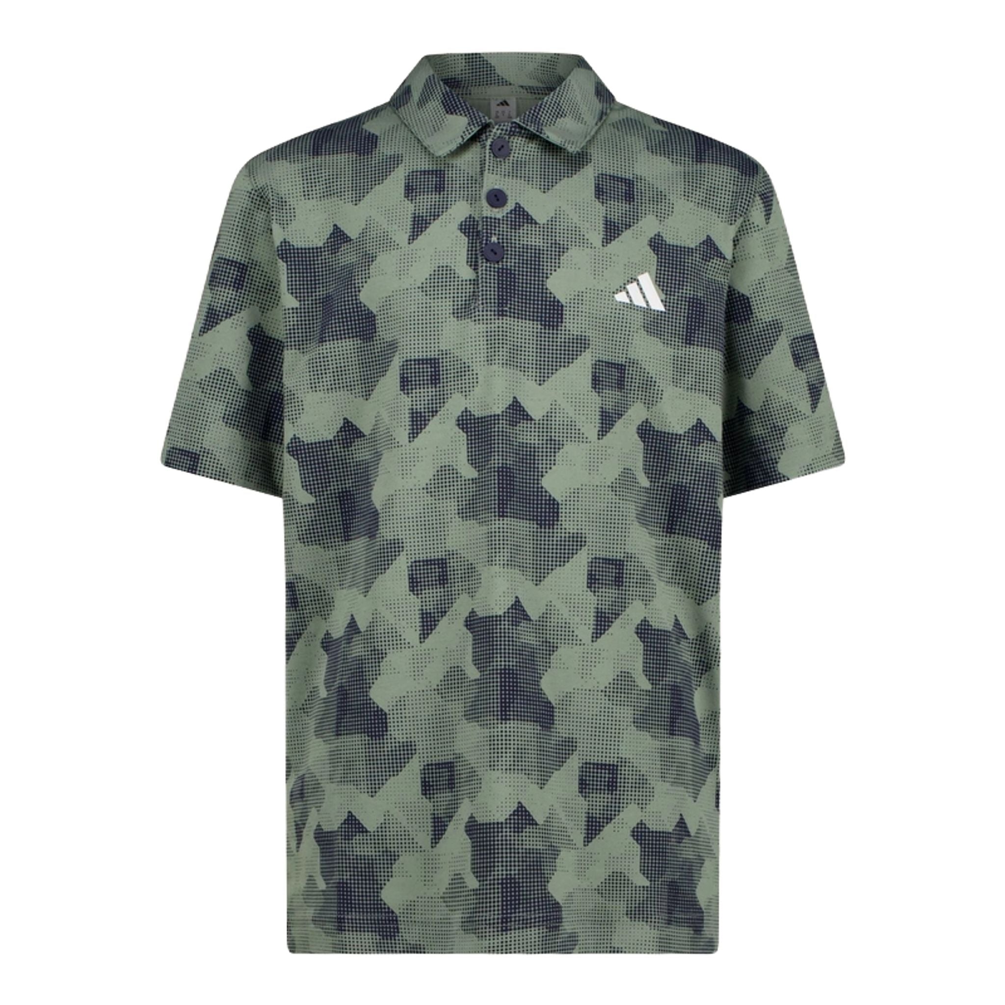 Adidas Printed Scripted Poloshirt