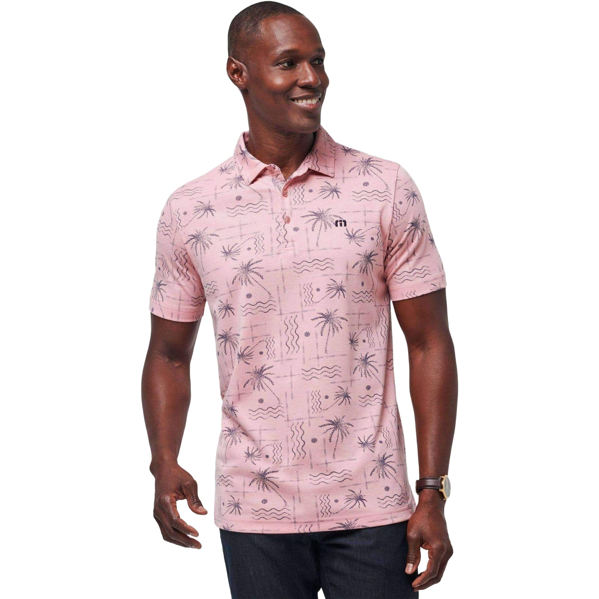 Travis Mathew Coconut Palm Poloshirt Herren