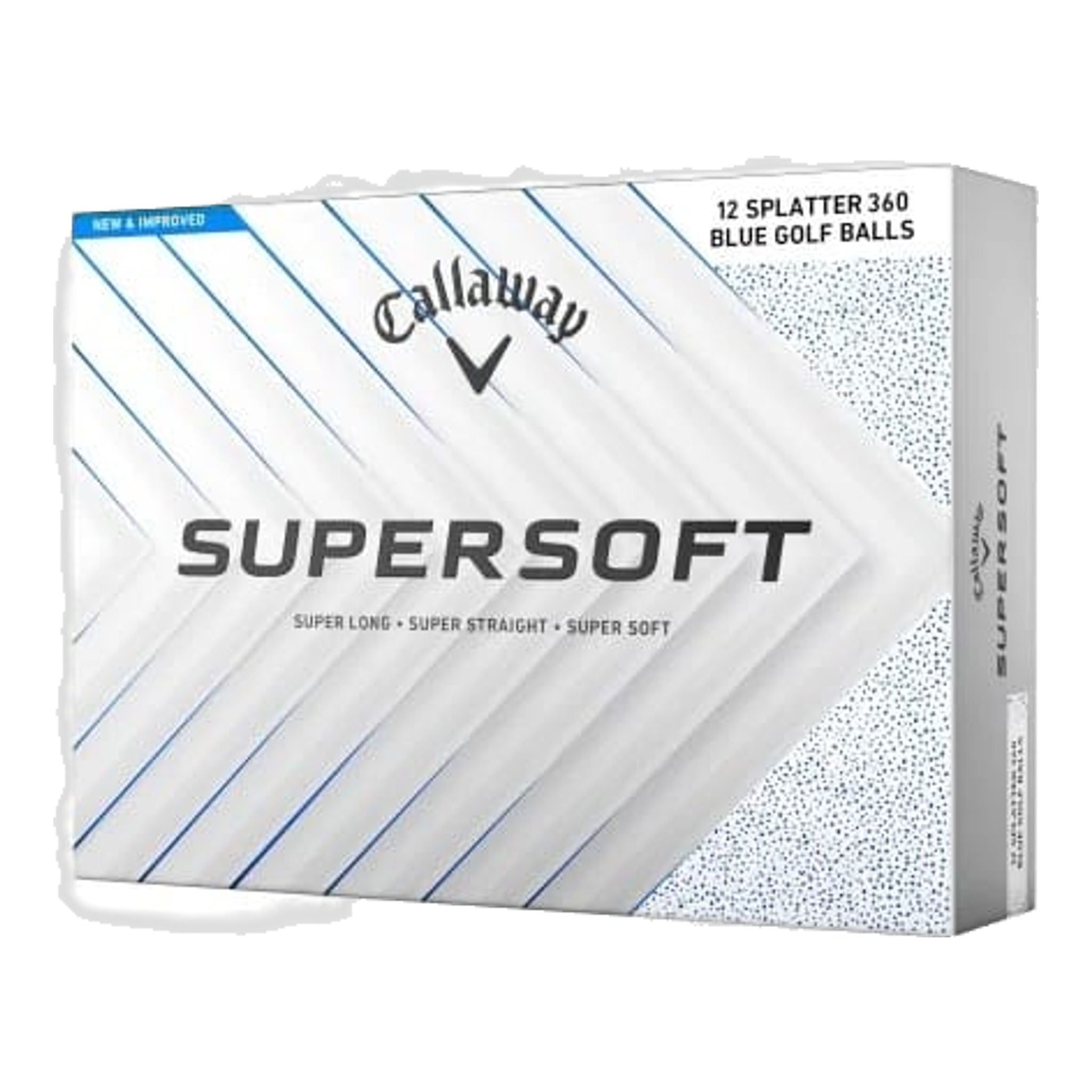 Golfové míčky Callaway Supersoft 25 Splatter