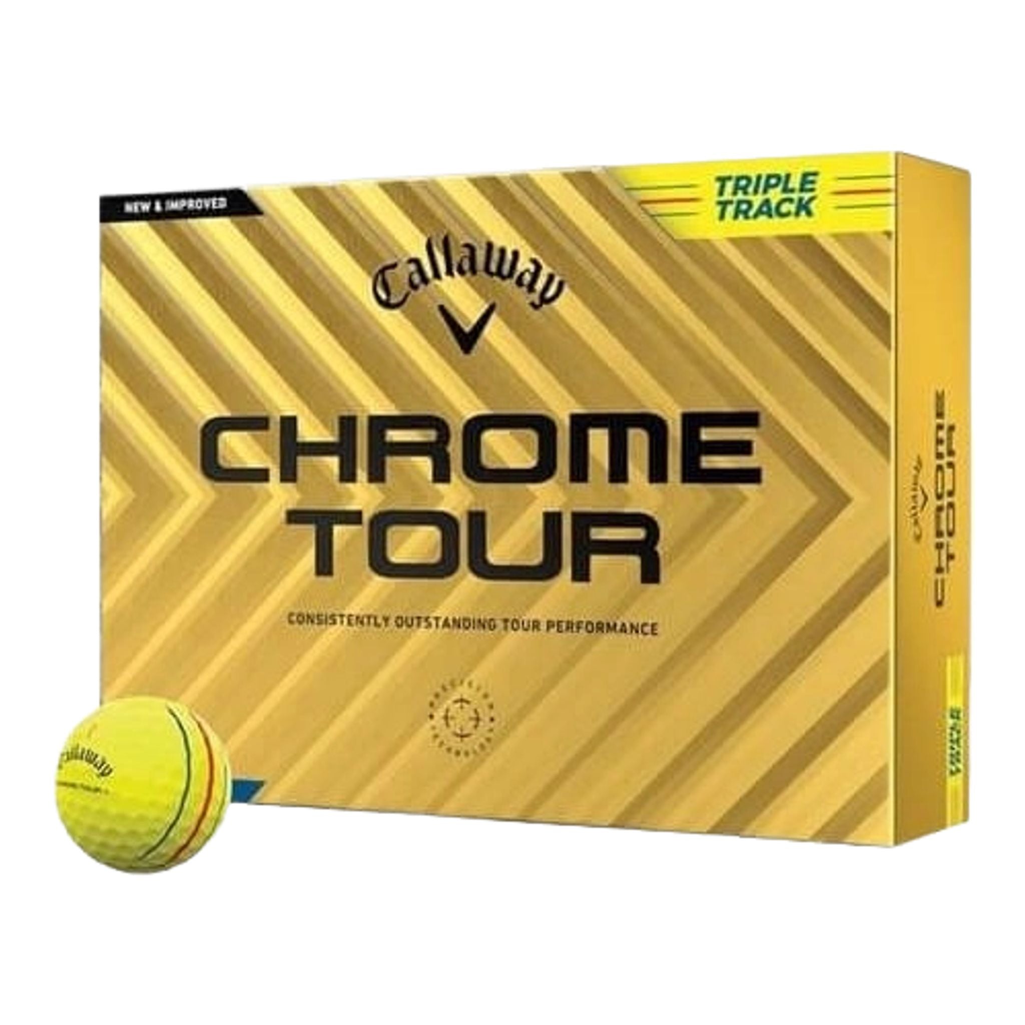 Golfové míčky Callaway Chrome Soft Tour Triple Track (2024)