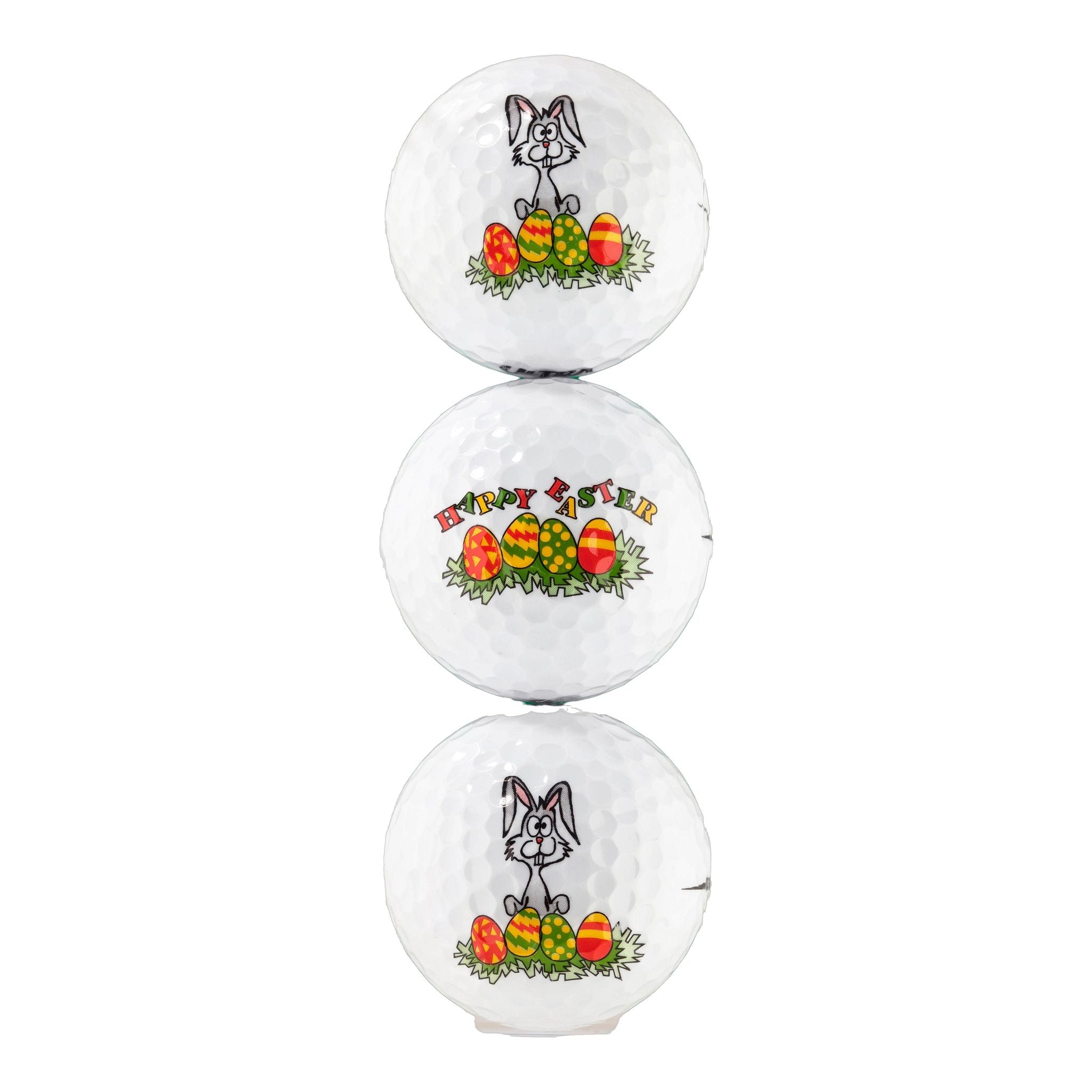 Sportiques Golfgeschenke Osterhase Happy Easter Golfbälle