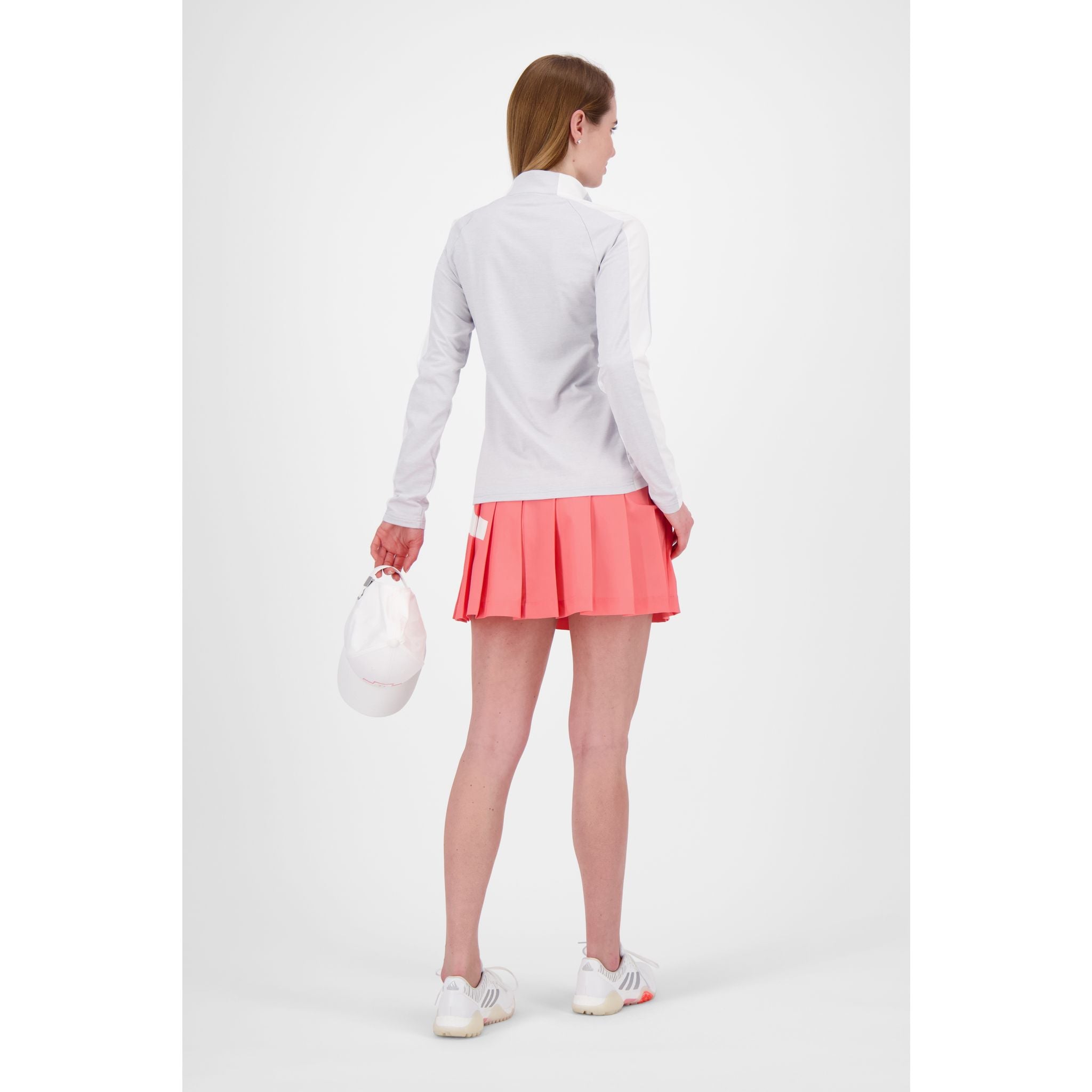 J. Lindeberg Marie Mid Layer Light Grey Melange Damen