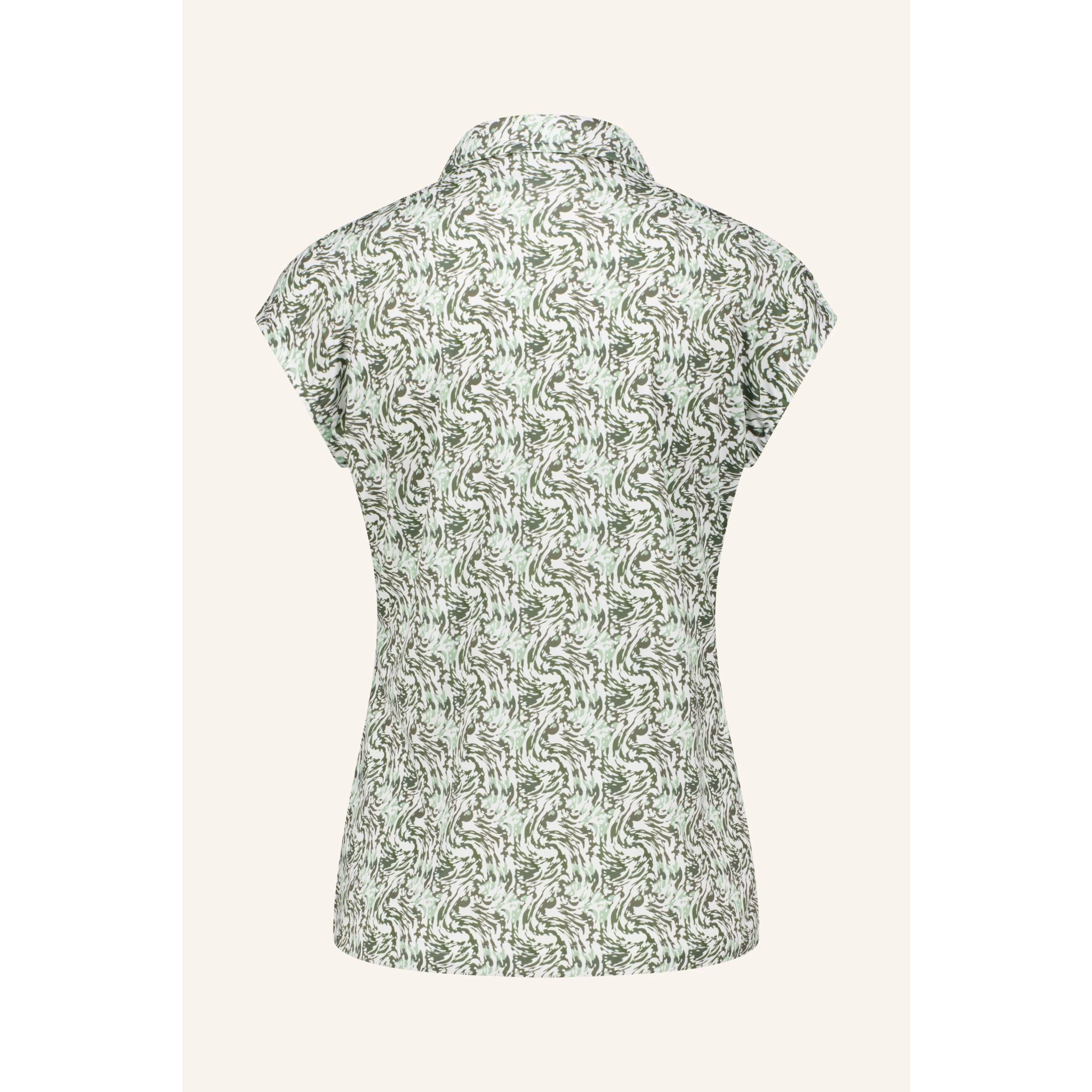 Daily Sports Printed Cap Poloshirt Damen