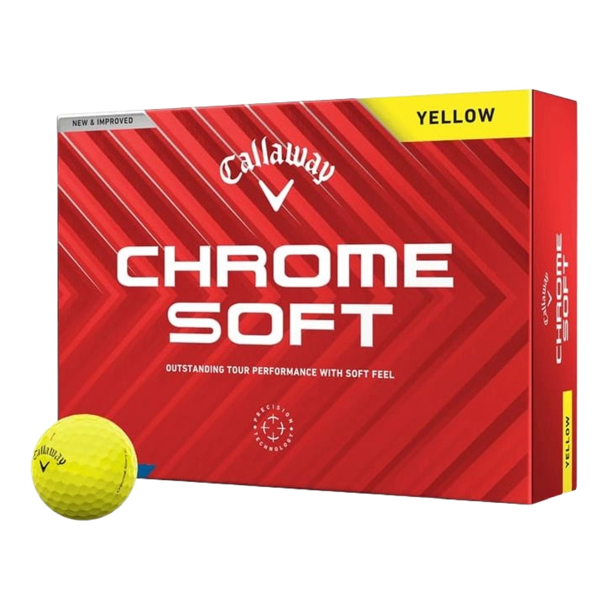 Golfové míčky Callaway Chrome Soft (2024)