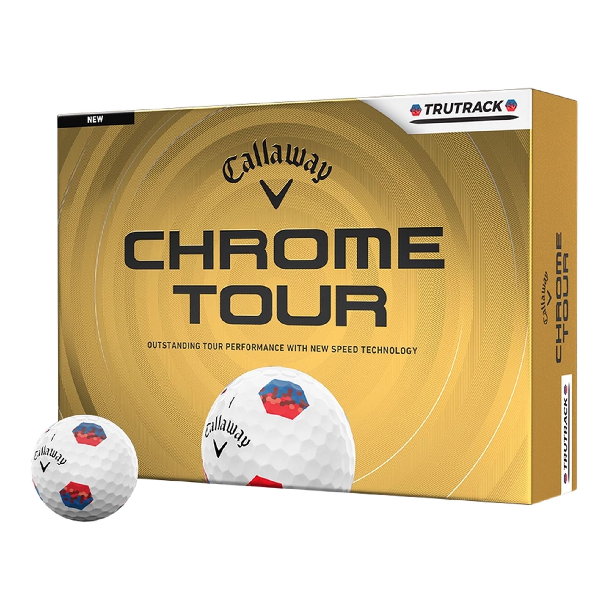 Golfové míčky Callaway Chrome Tour TruTrack 26