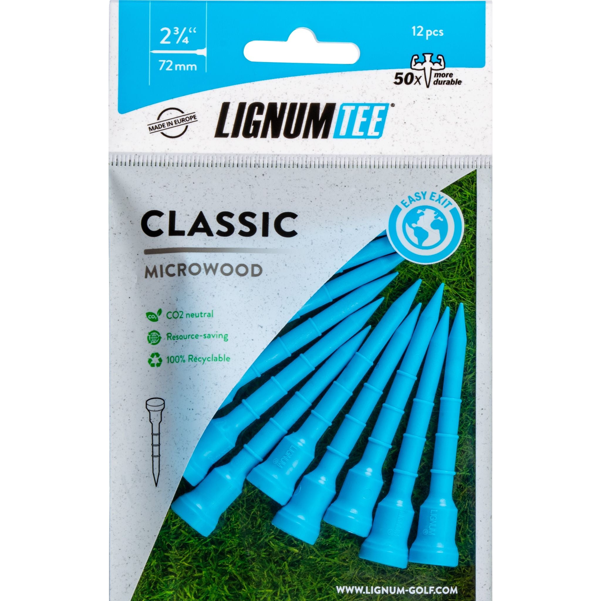 Lignum Classic Tee 72mm