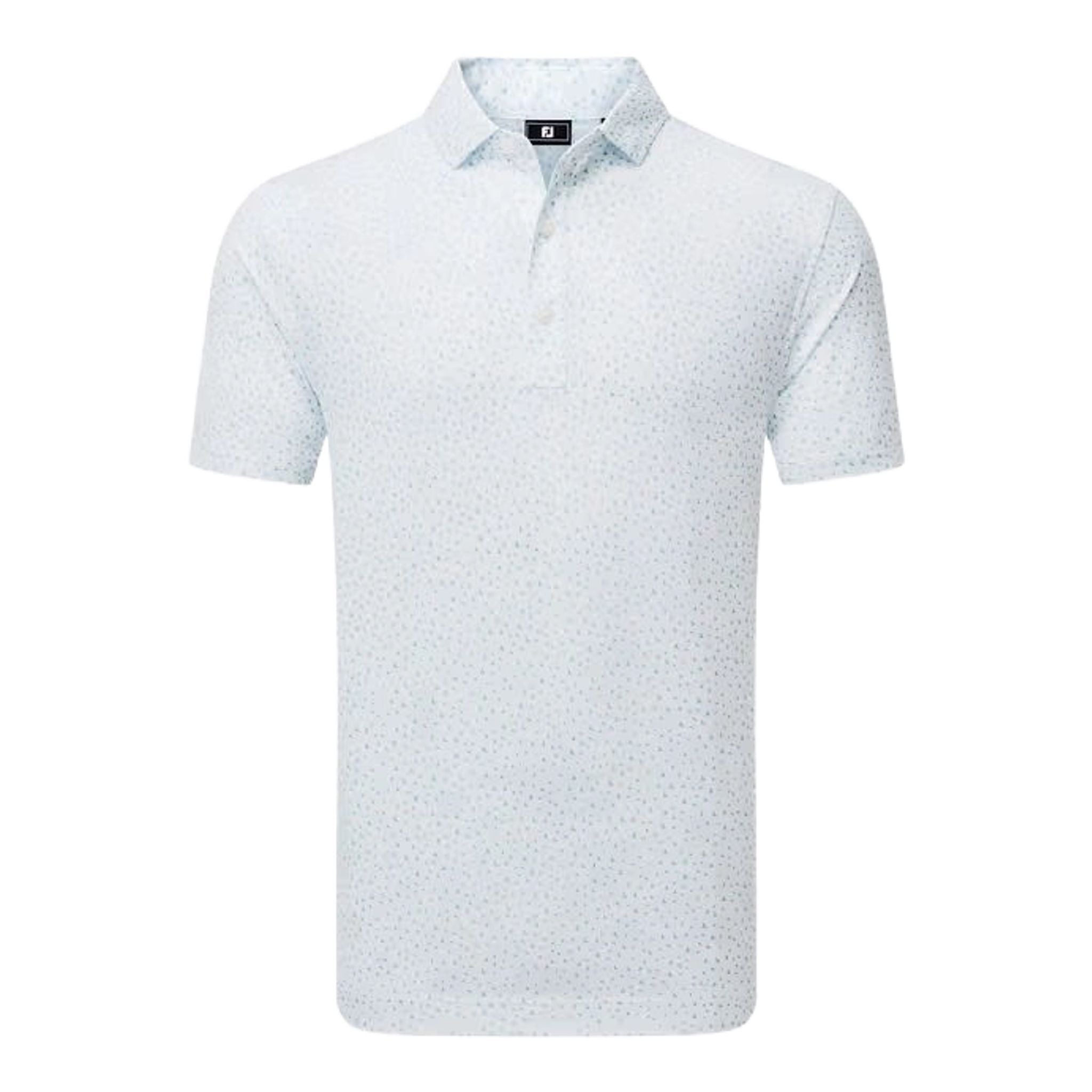 Footjoy Bird Print Lisle Polo Herren
