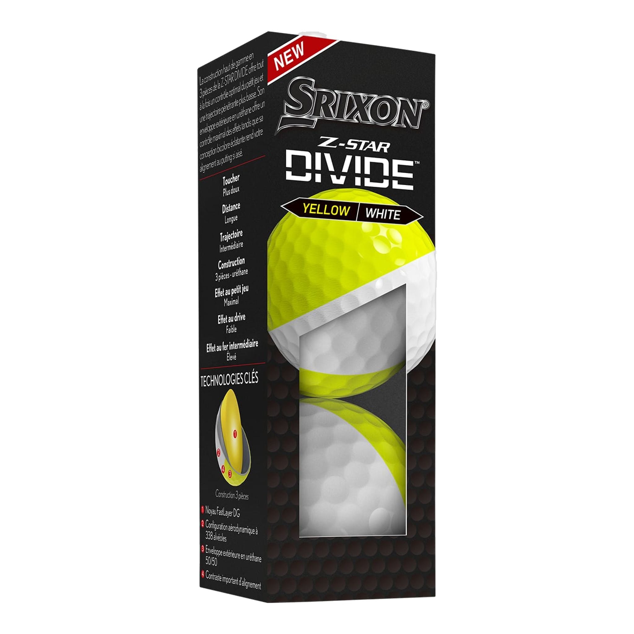 Srixon ZS8 Divide Golfbälle