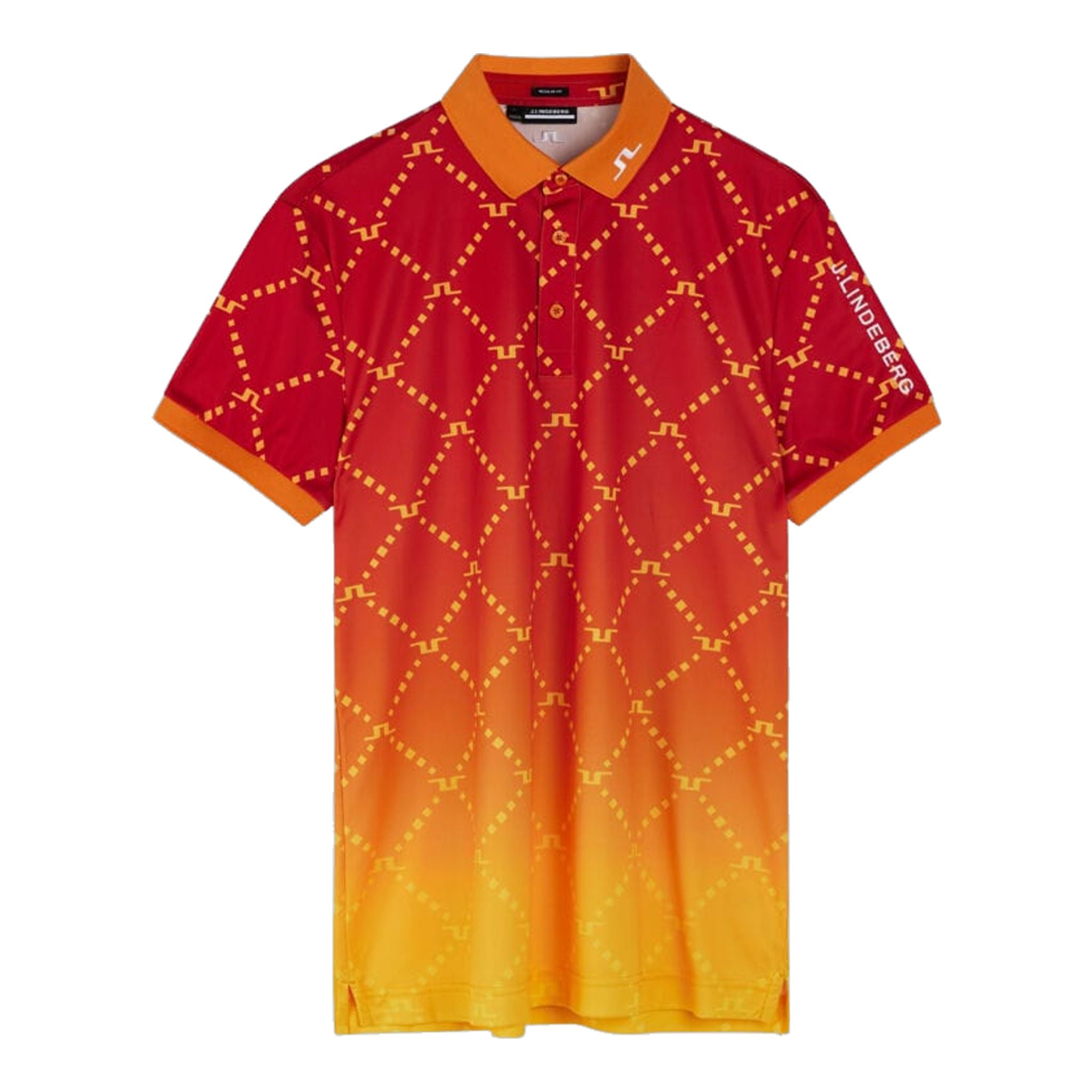 J. Lindeberg Tour Tech Reg Fit Print Poloshirt Herren