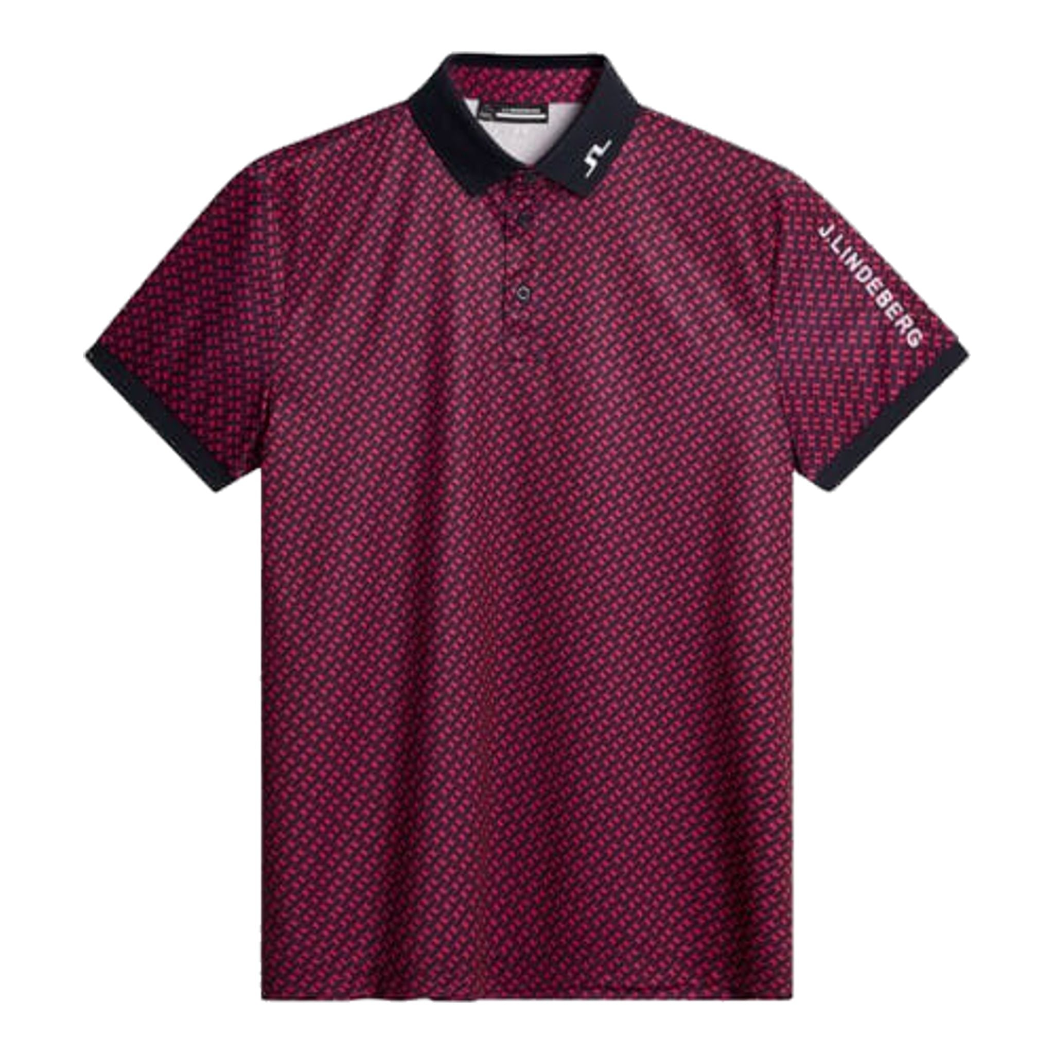 J. Lindeberg Tour Tech Print Polo Herren