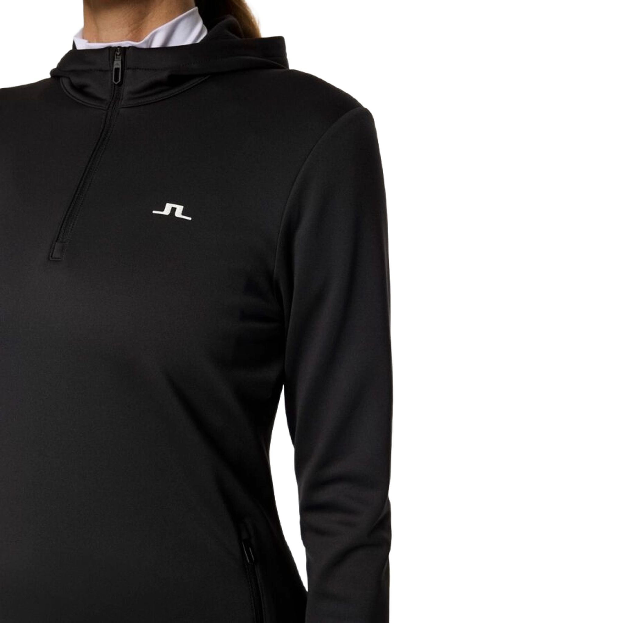 J. Lindeberg Aerialle Quarter Zip Kapuzenjacke Damen