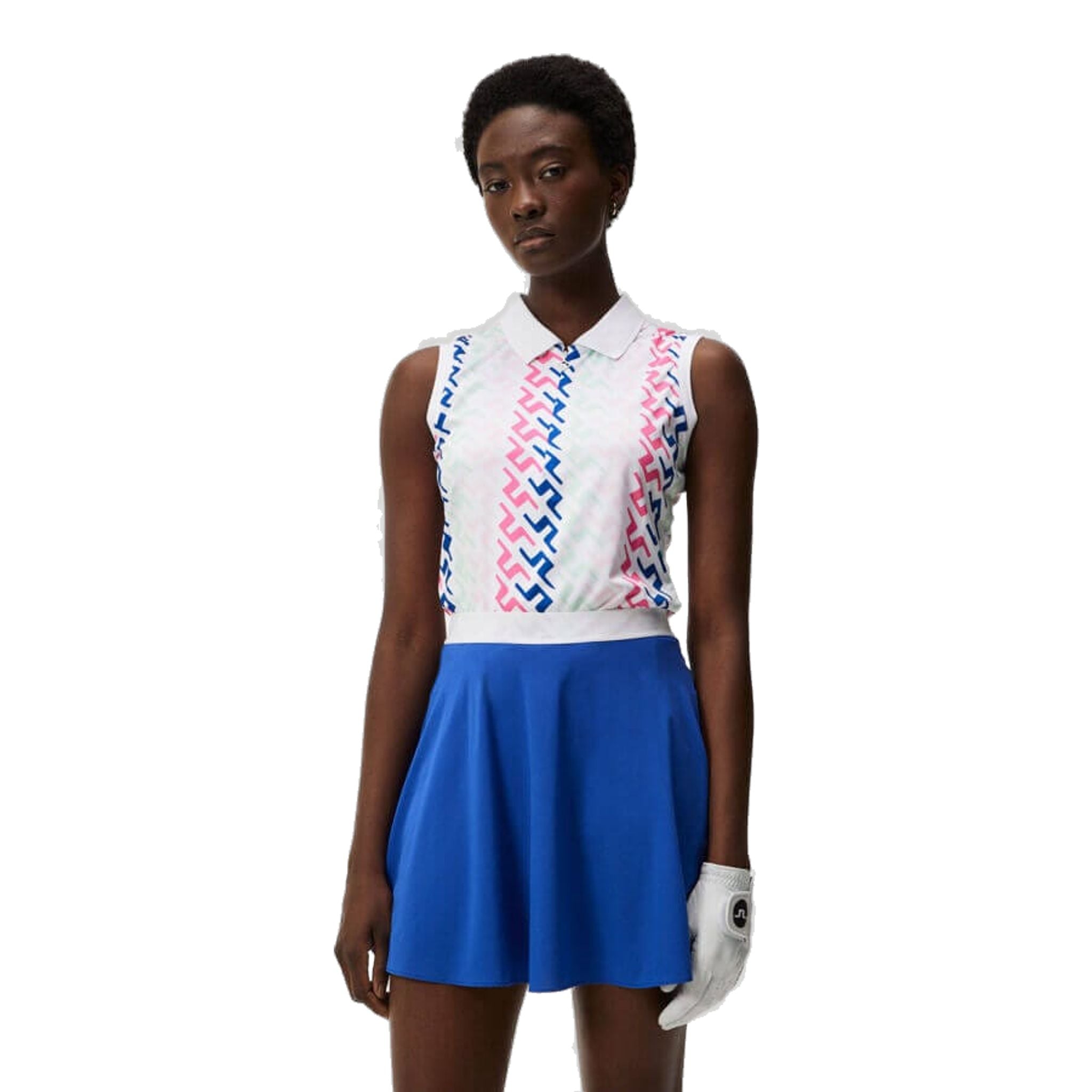 J. Lindeberg Annie Sleeveless Polo Shirt Painted Bridge Damen