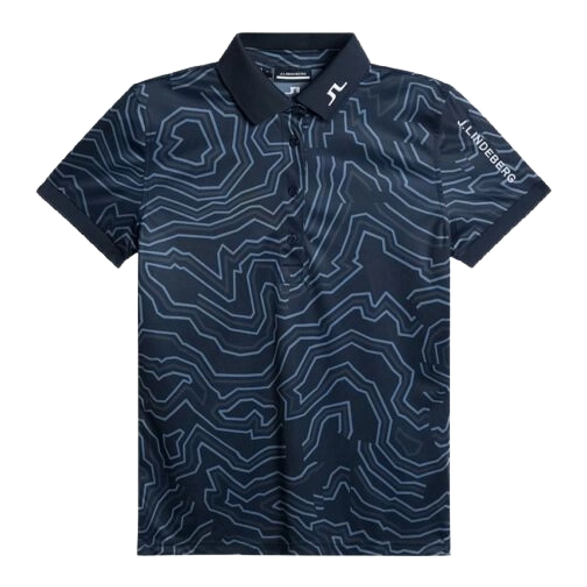 J. Lindeberg Tour Tech Print Polo Damen