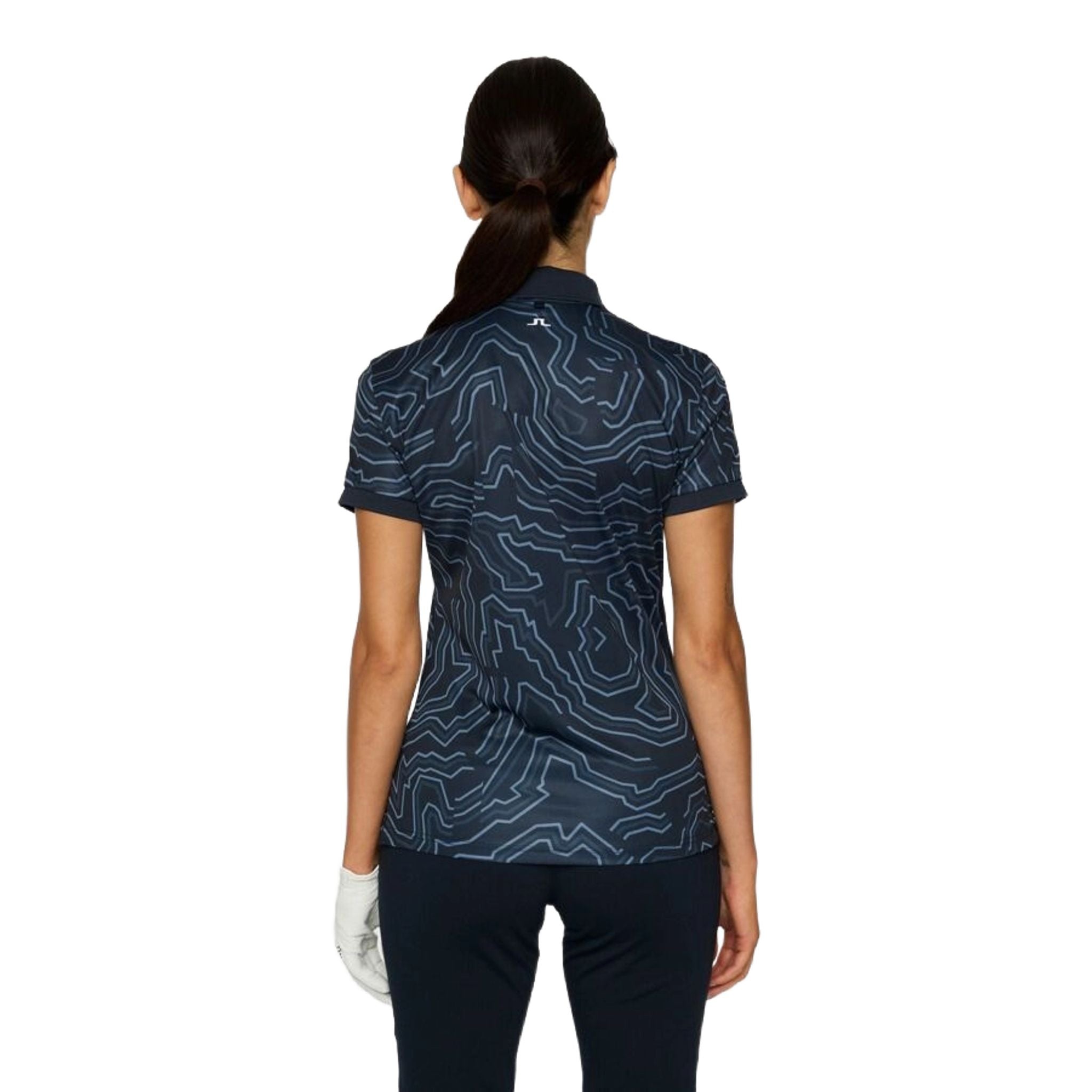 J. Lindeberg Tour Tech Print Polo Damen
