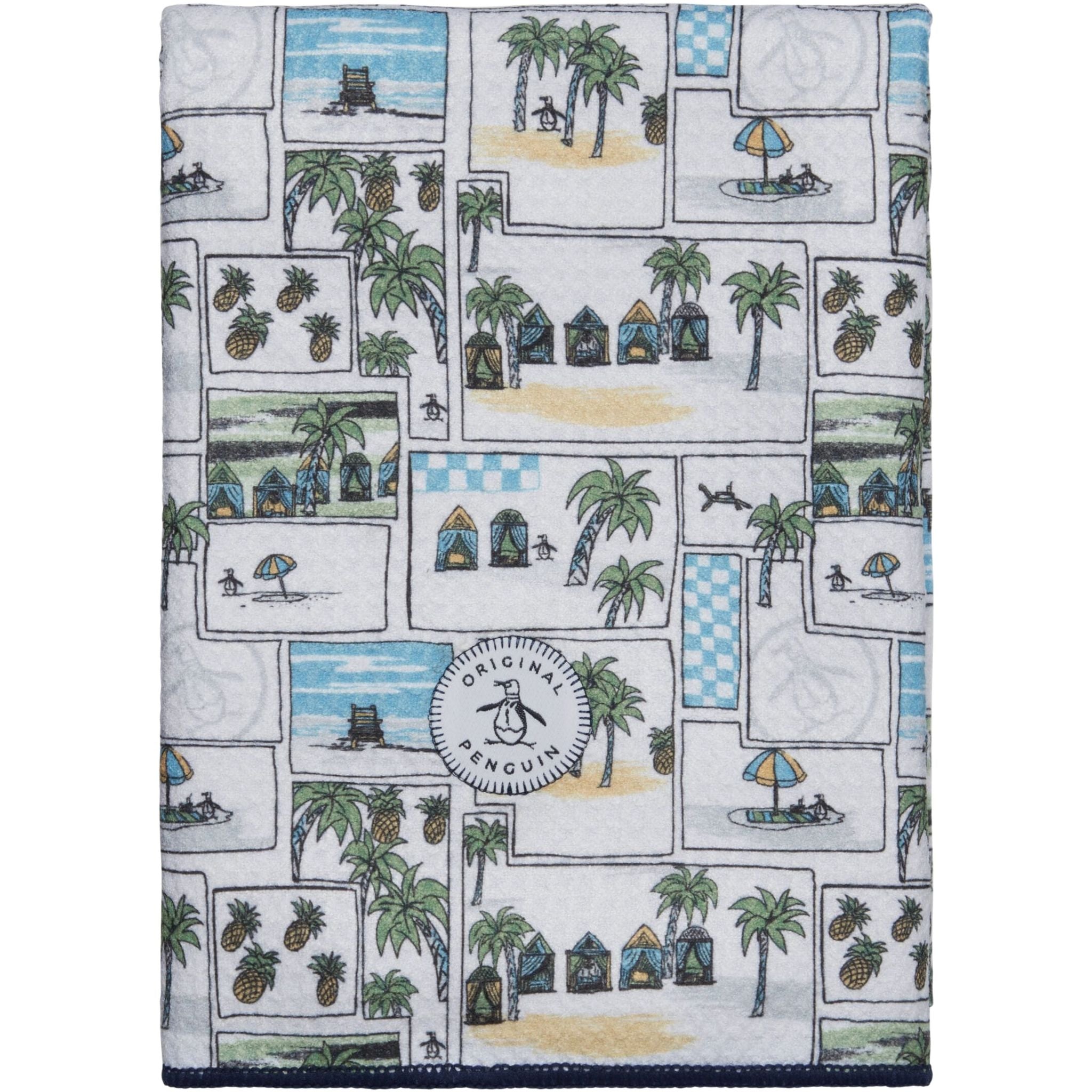 Original Penguin Tonal Drinks Waffel Bright White