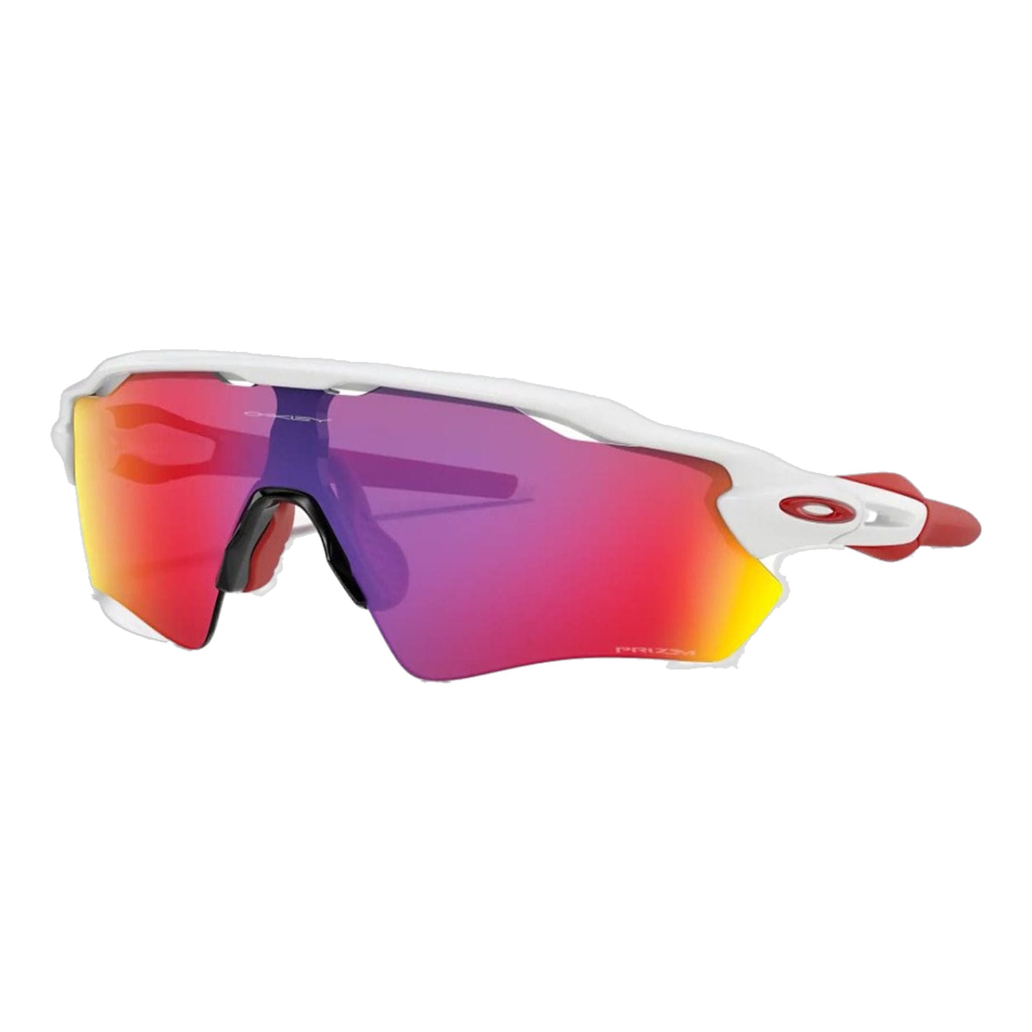 Oakley M Radar EV Path Polished White Prizm Road Herren