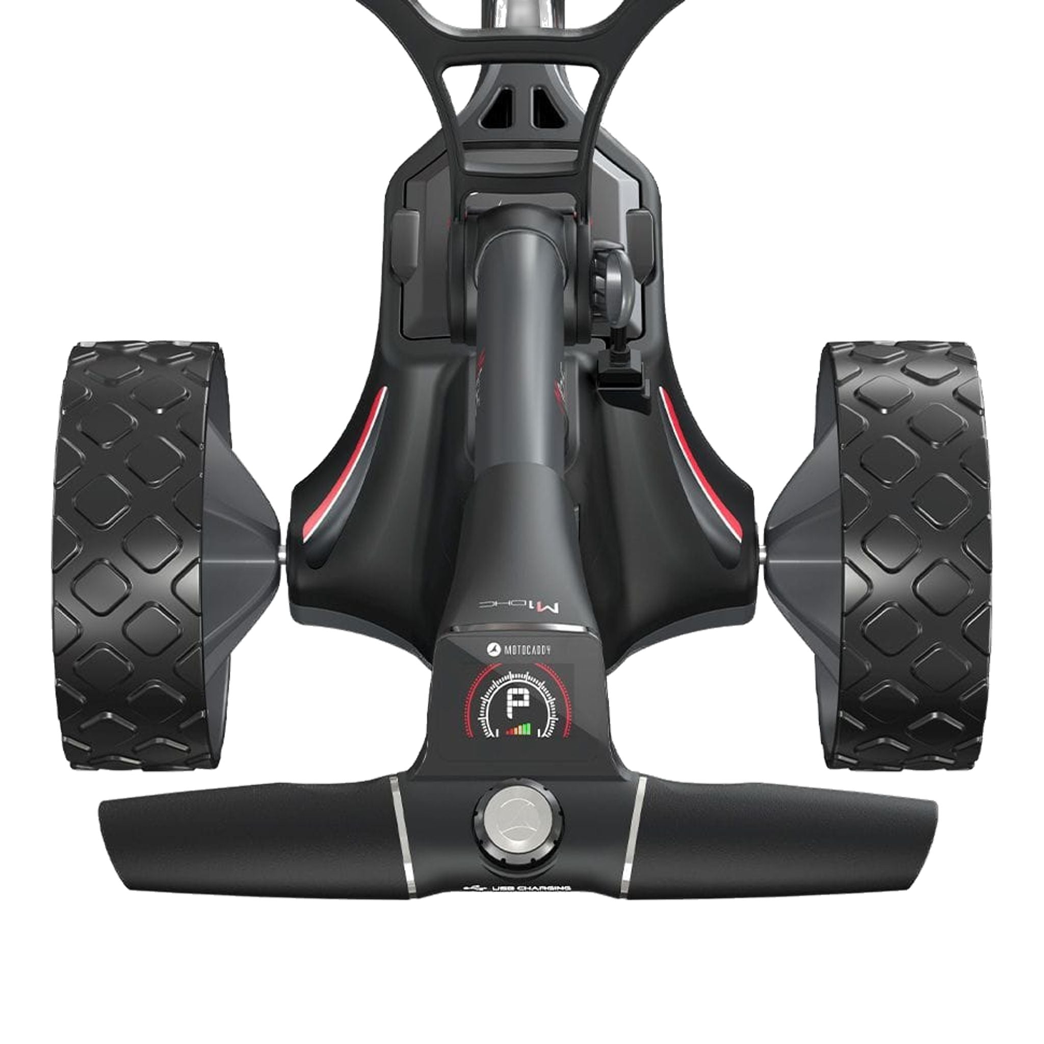 Motocaddy M1 DHC Ultra Akku (27 Loch) Graphitgrau