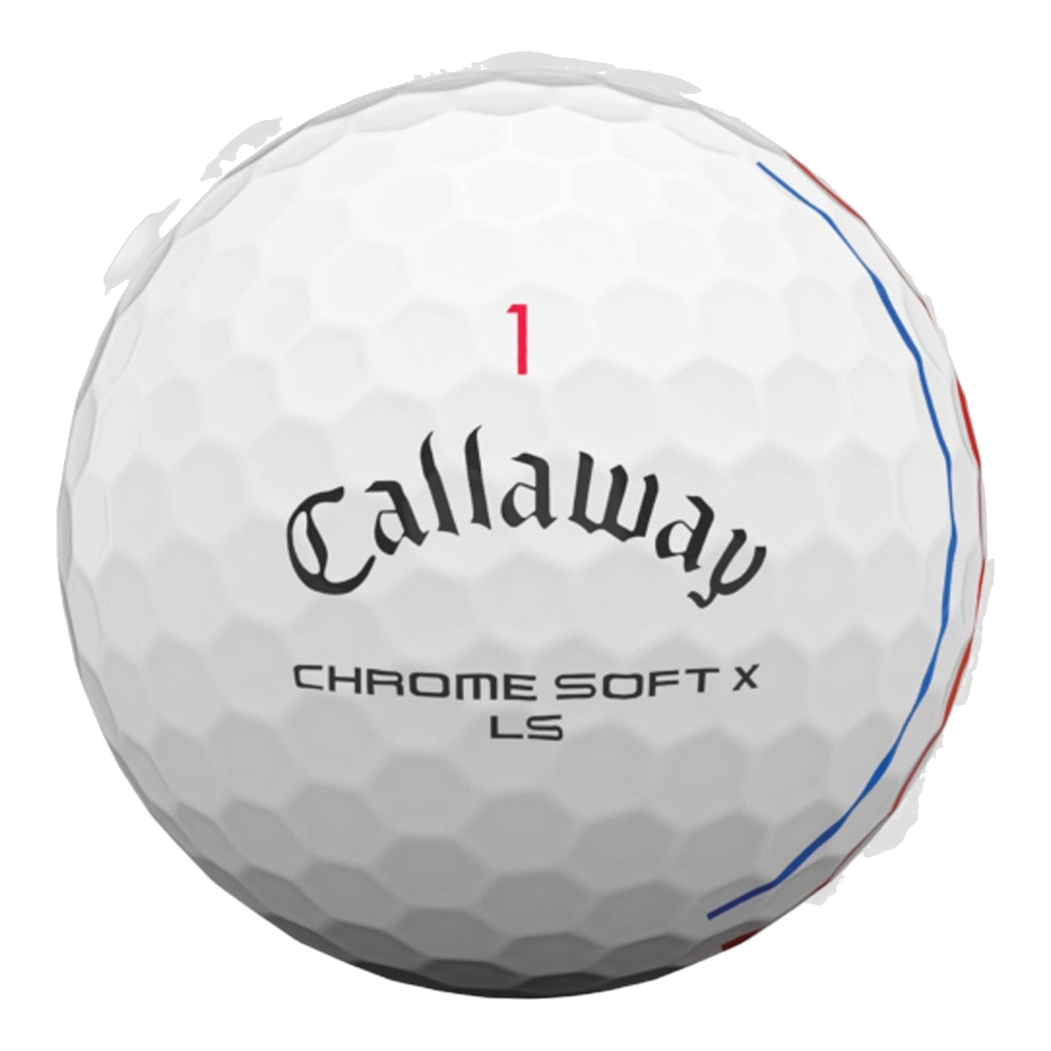 Callaway Chromesoft X LS Triple Track 2021 12 Golfbälle Wei
