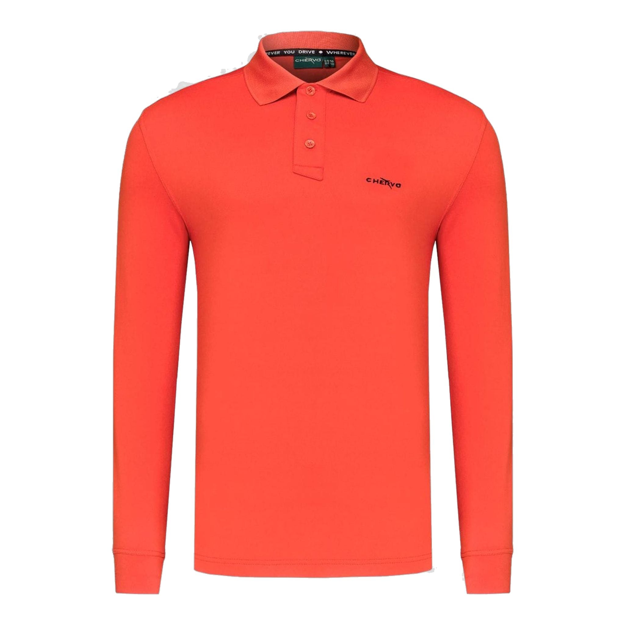 Chervo M Anguy LS Polo Red Herren