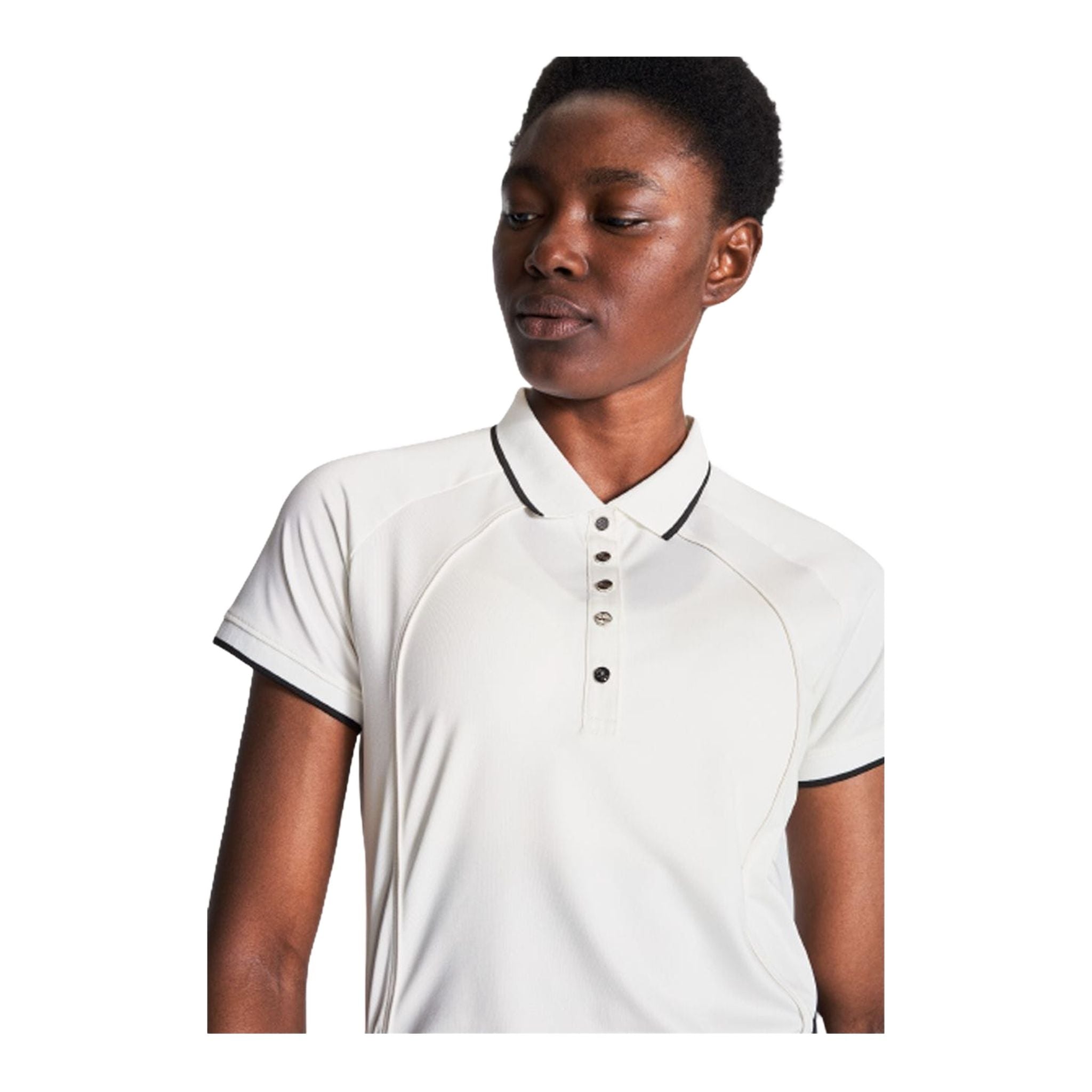 Röhnisch Poloshirt Poppy Light Cream Damen