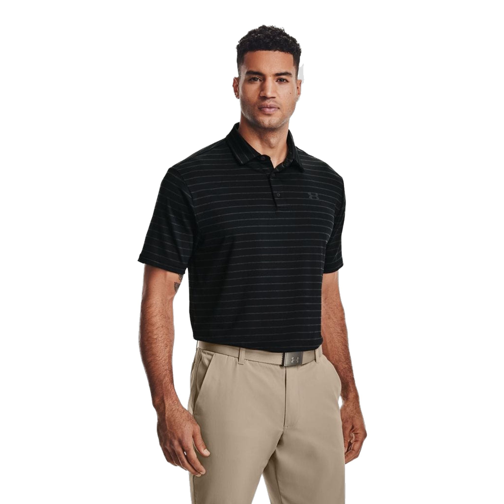 Under Armour M Polo Playoff 2,0 Schwarz/Jet Grau/Pitch Grau Herren