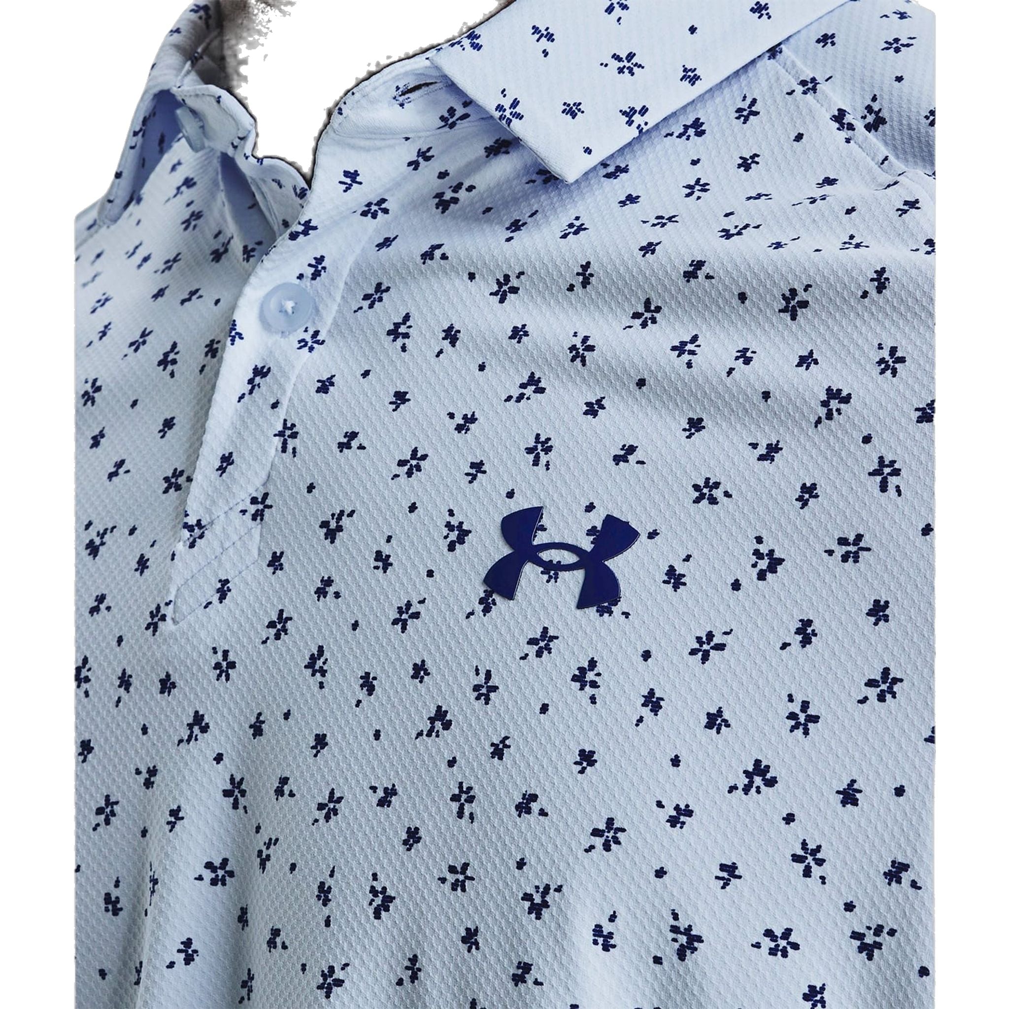 Under Armour Polo Kurzarm Iso-Chill Floral Dash Hellblau Herren Herren