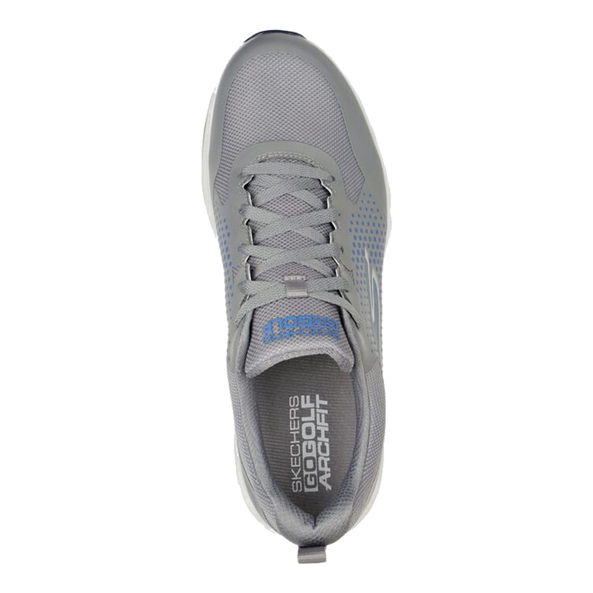 Skechers M GO GOLF ELITE 5 - Grey Synthetic/Textile/Blue Tr Herren