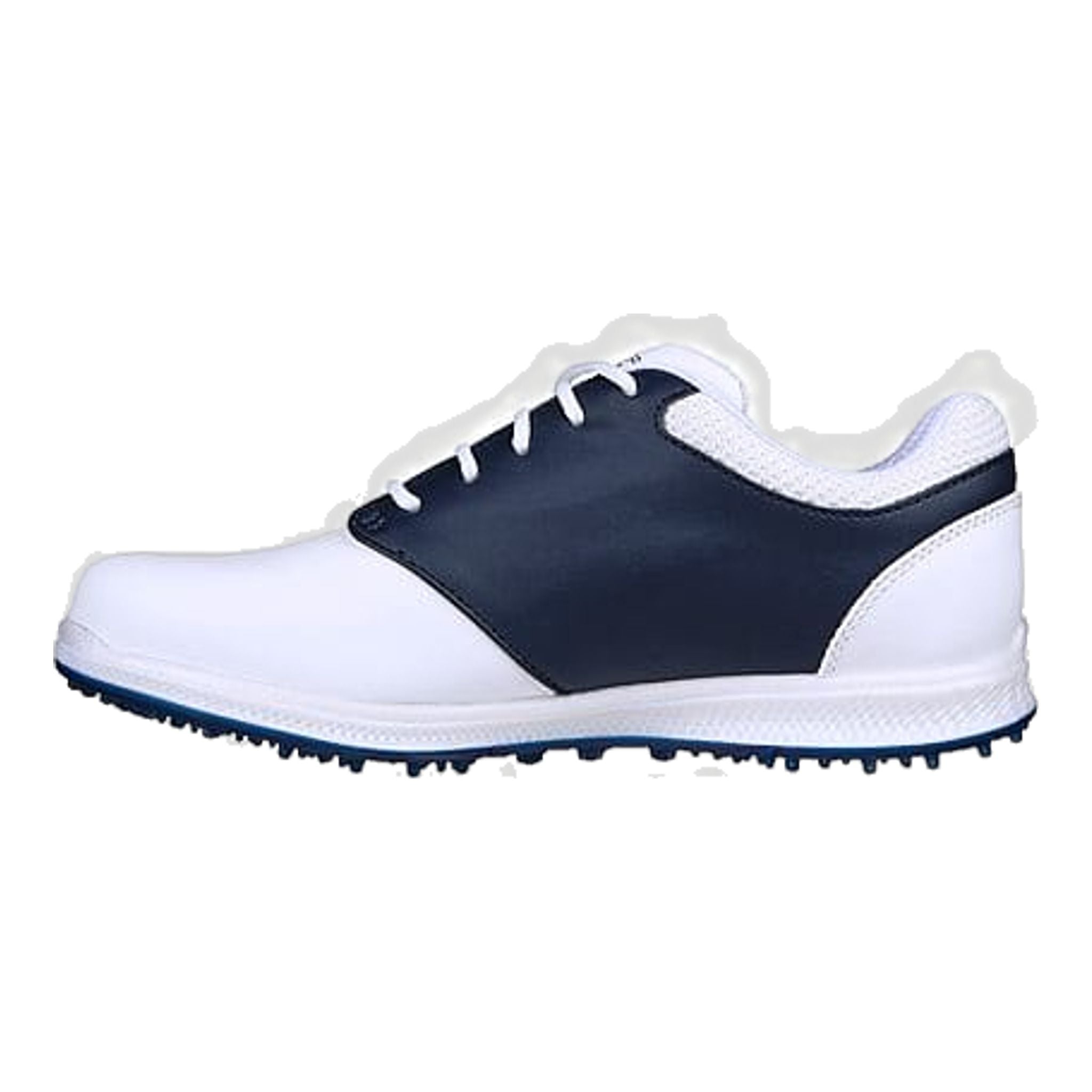 Skechers Go Golf Elite 4 Hyper White Leather/Navy Trim Dame Damen