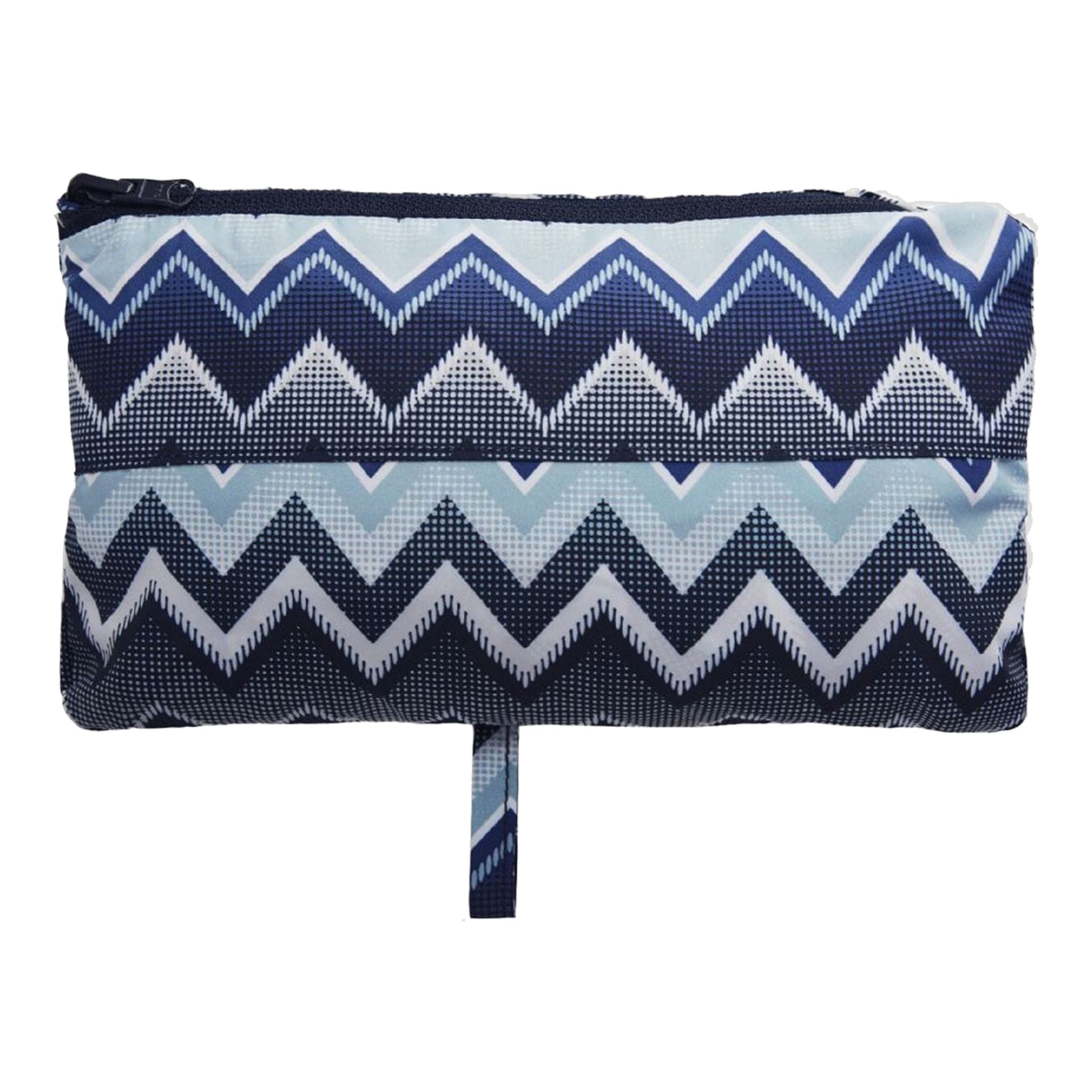 Röhnisch Pocket Wind Vest Zigzag Blue Damen