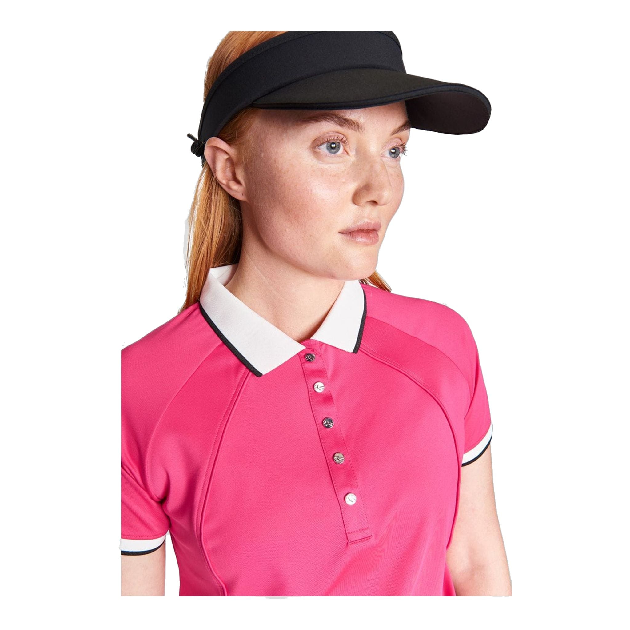 Röhnisch Poloshirt Poppy Raspberry Damen