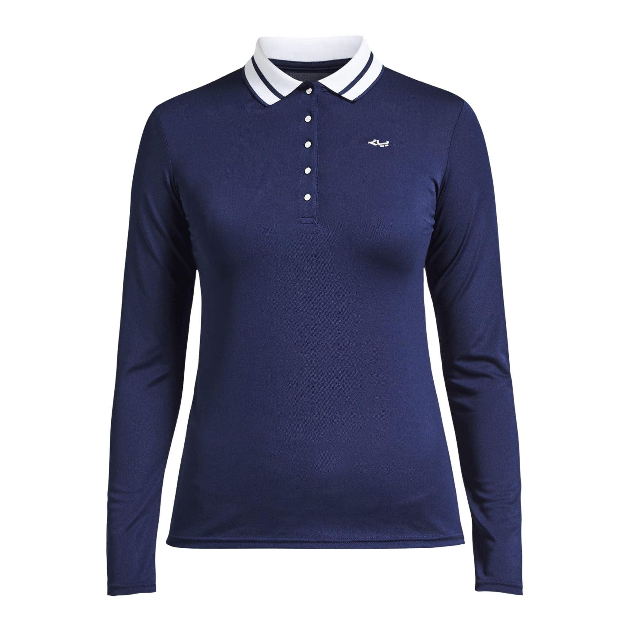 Röhnisch Polo Pim Langarm Indigo Night Damen
