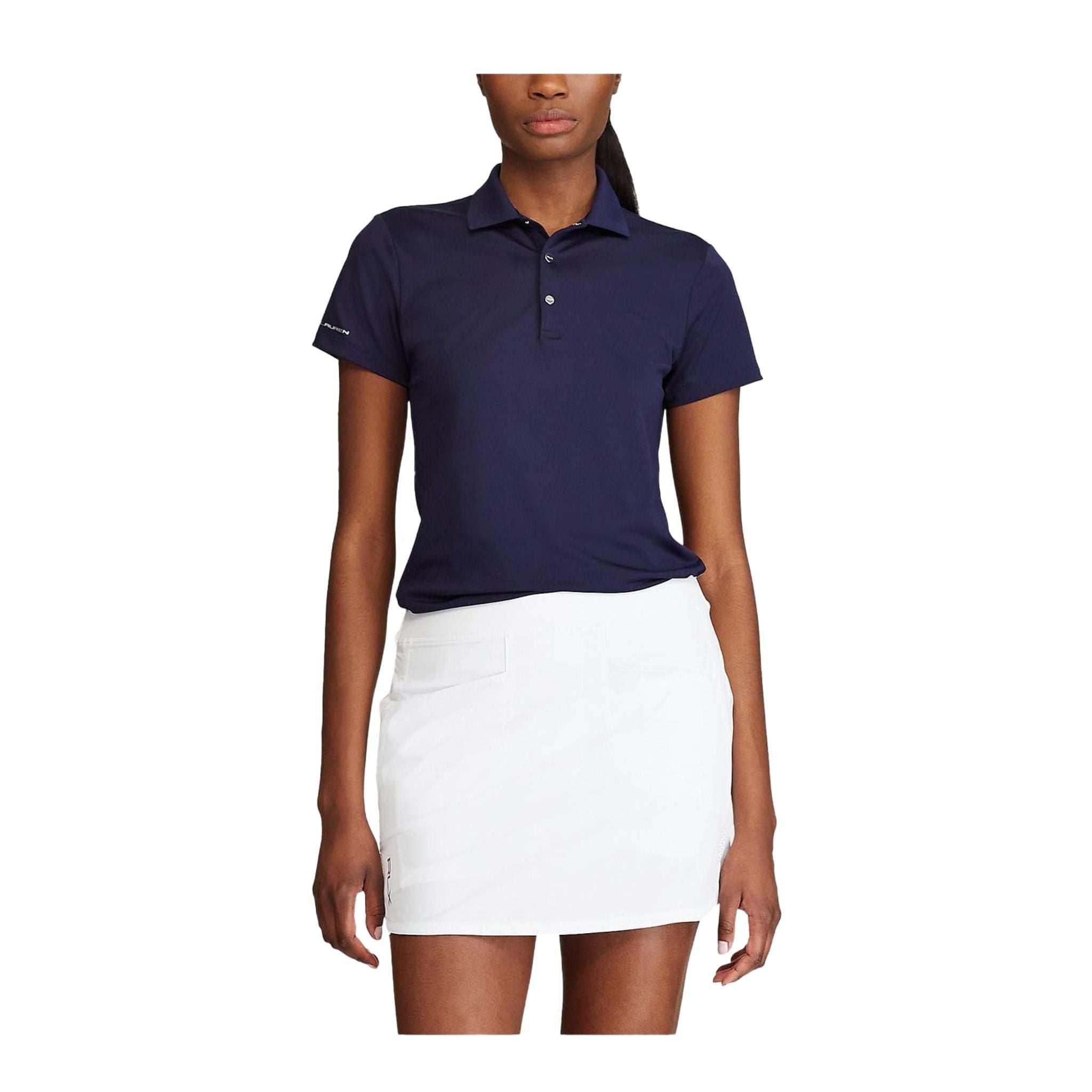 Ralph Lauren W Tour SS Polo Navy Damen