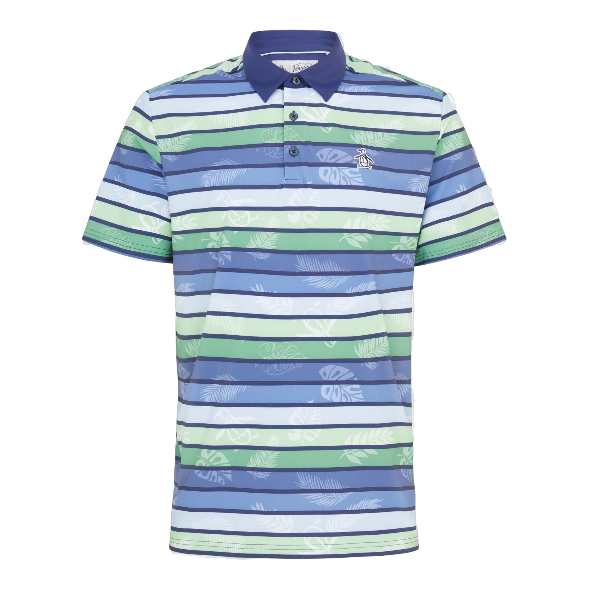 Original Penguin Original Resort Stripe Print Golf Polo Herren