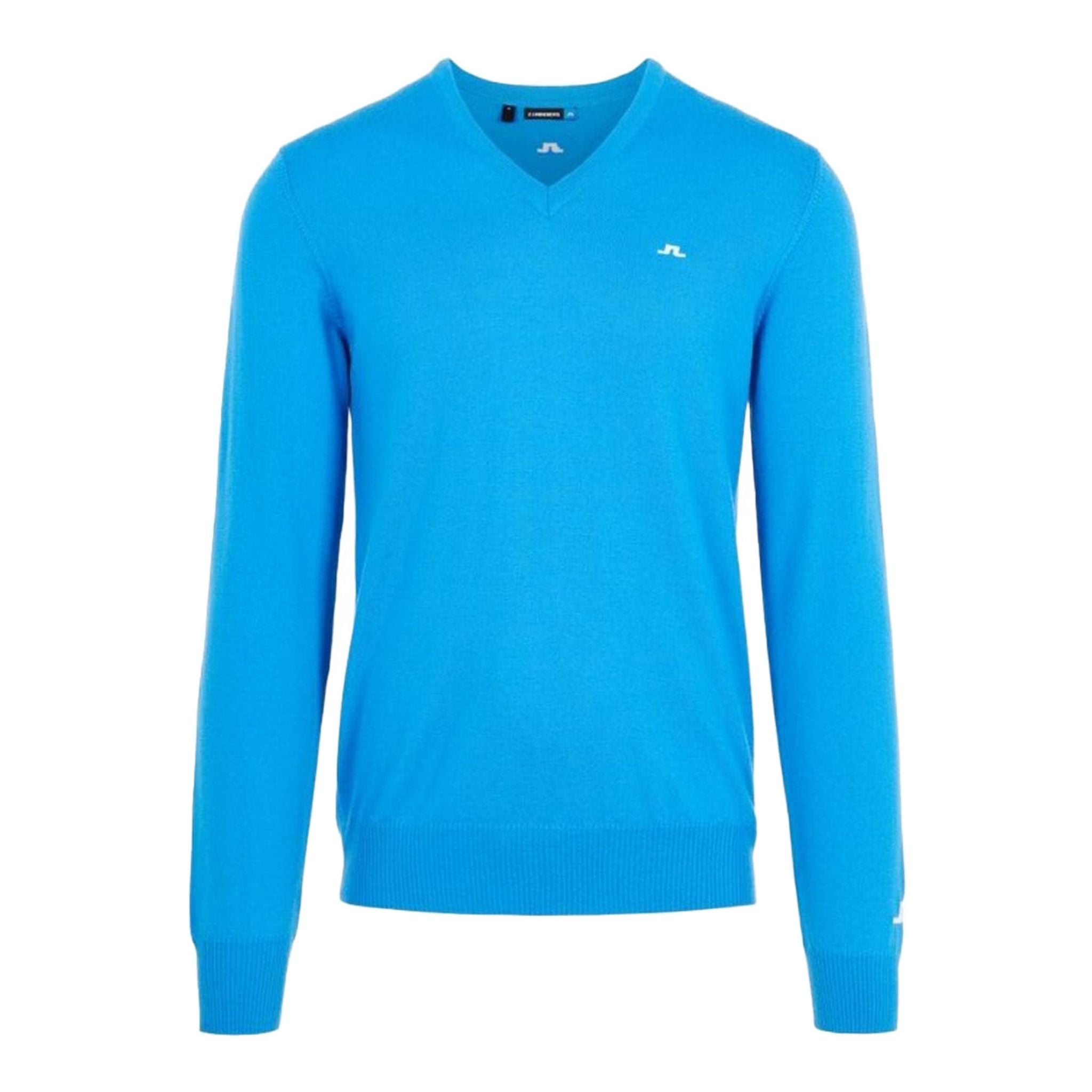 J. Lindeberg M Lymann-Tour Merino Sweater True Blue Herren