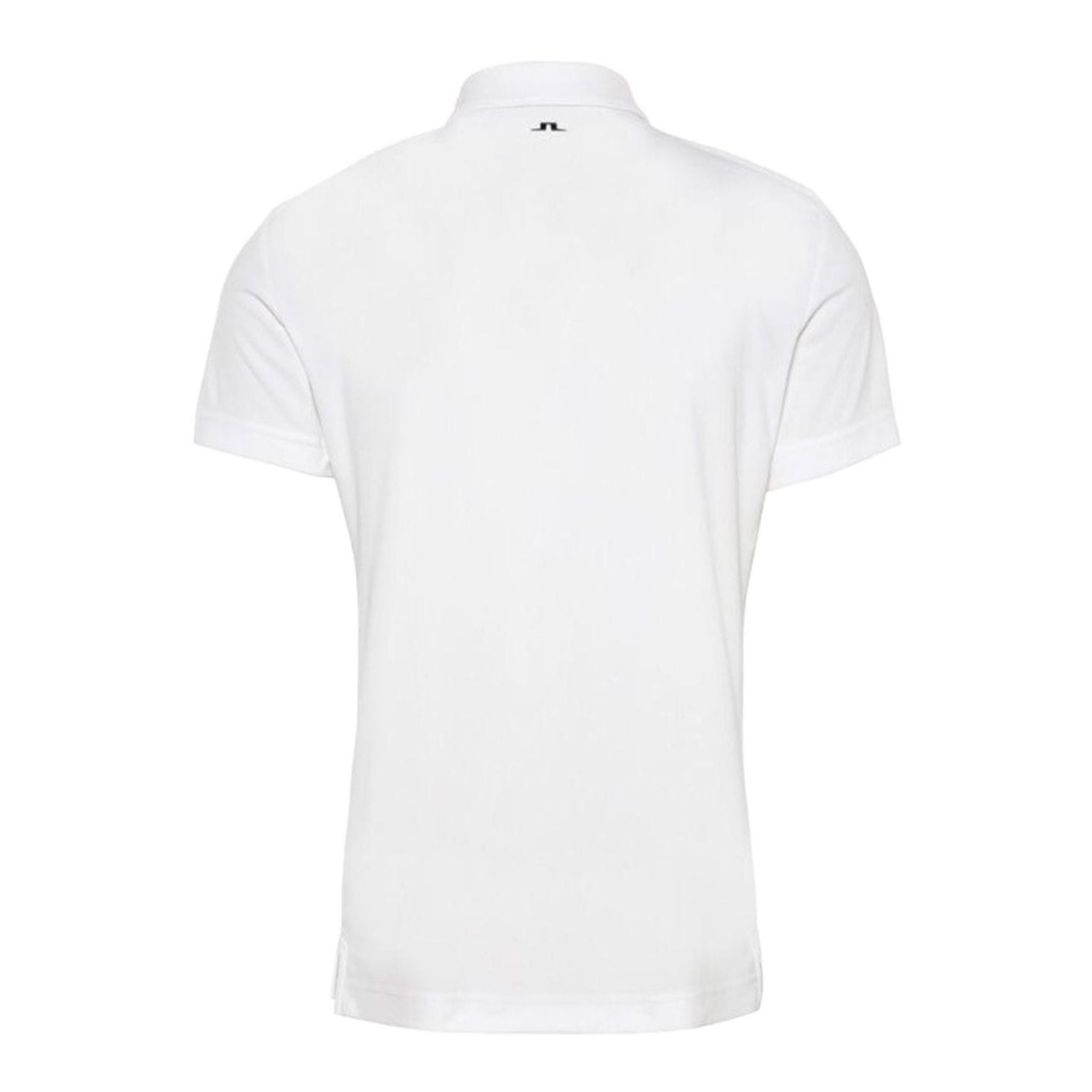 J. Lindeberg M Clark Print Slim Fit-TX Jersey Polo White Herren