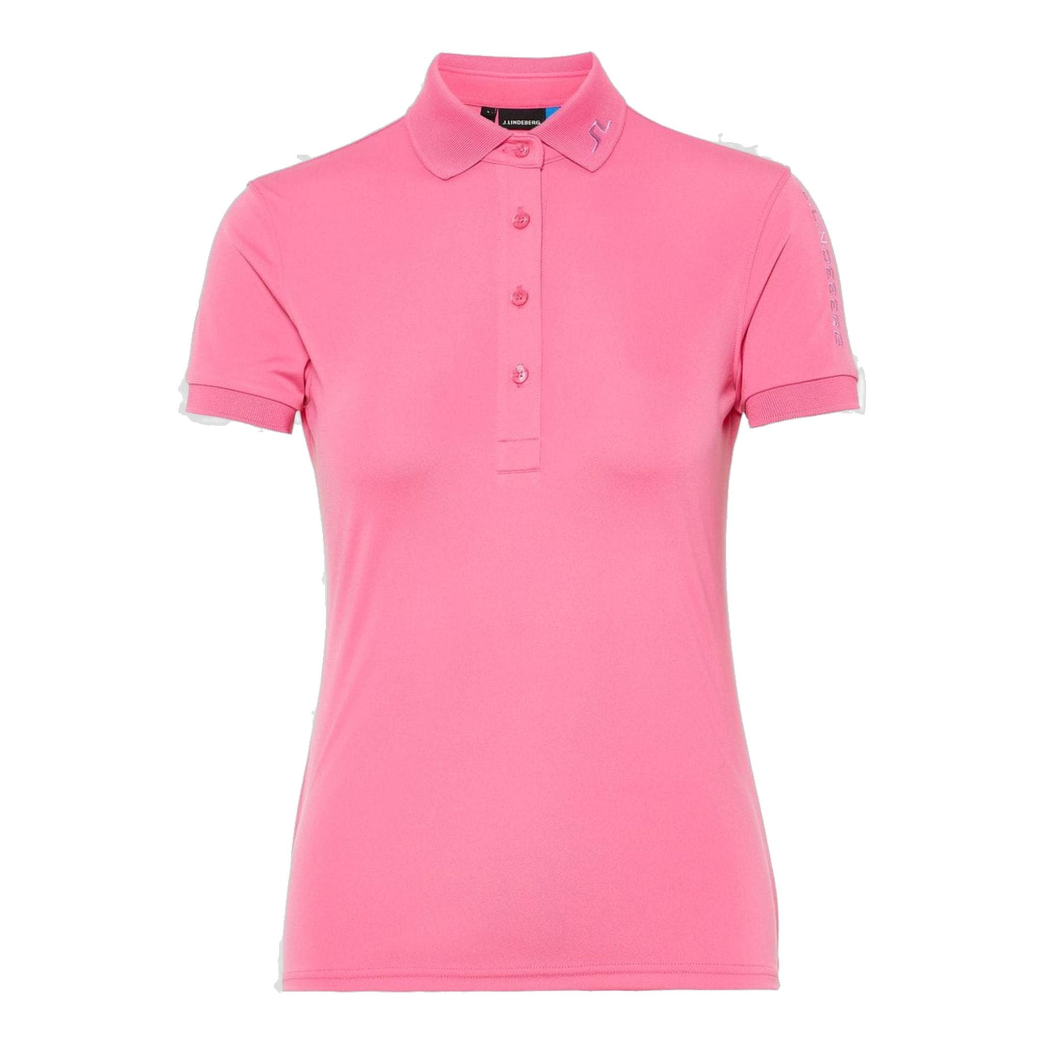 J. Lindeberg W Tour Tech-TX Jersey Polo Pop Pink Damen