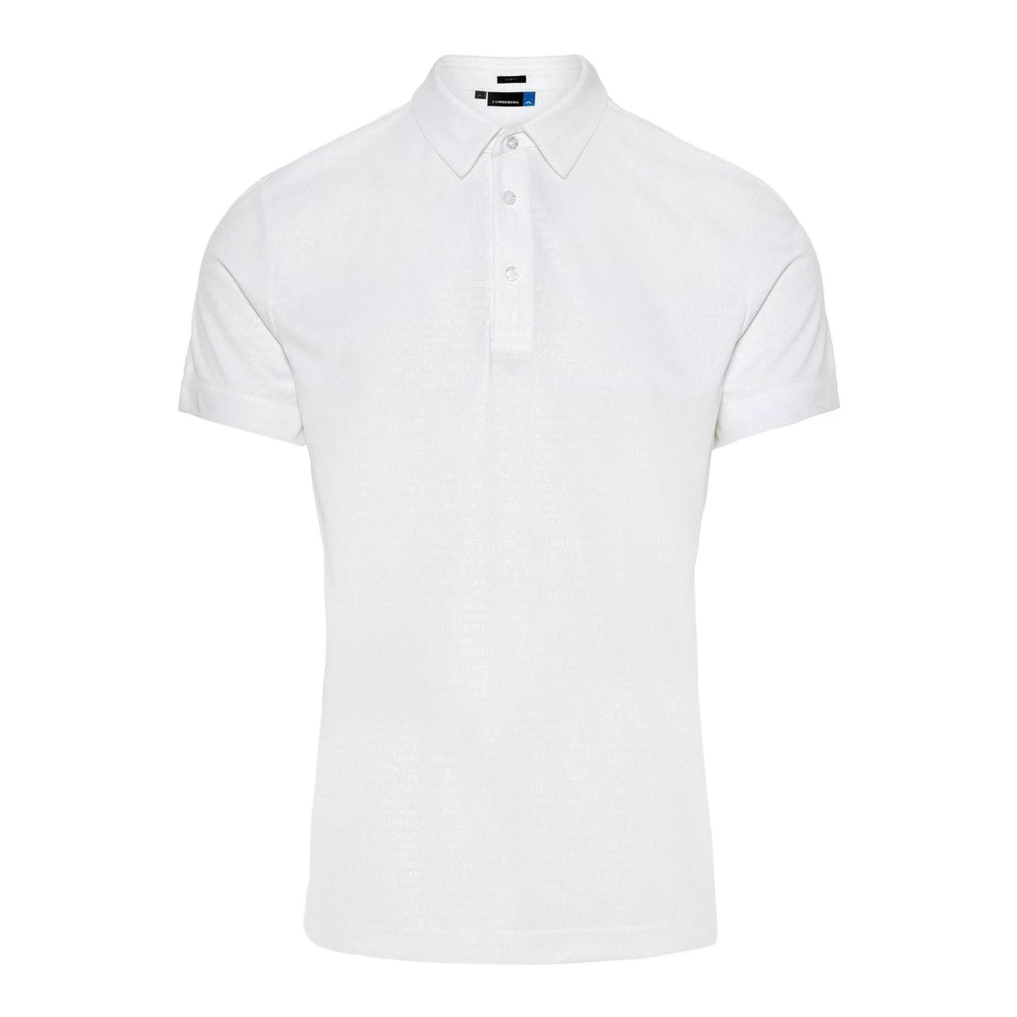 J. Lindeberg M Pine Slim Fit-TX Jersey Polo White Herren