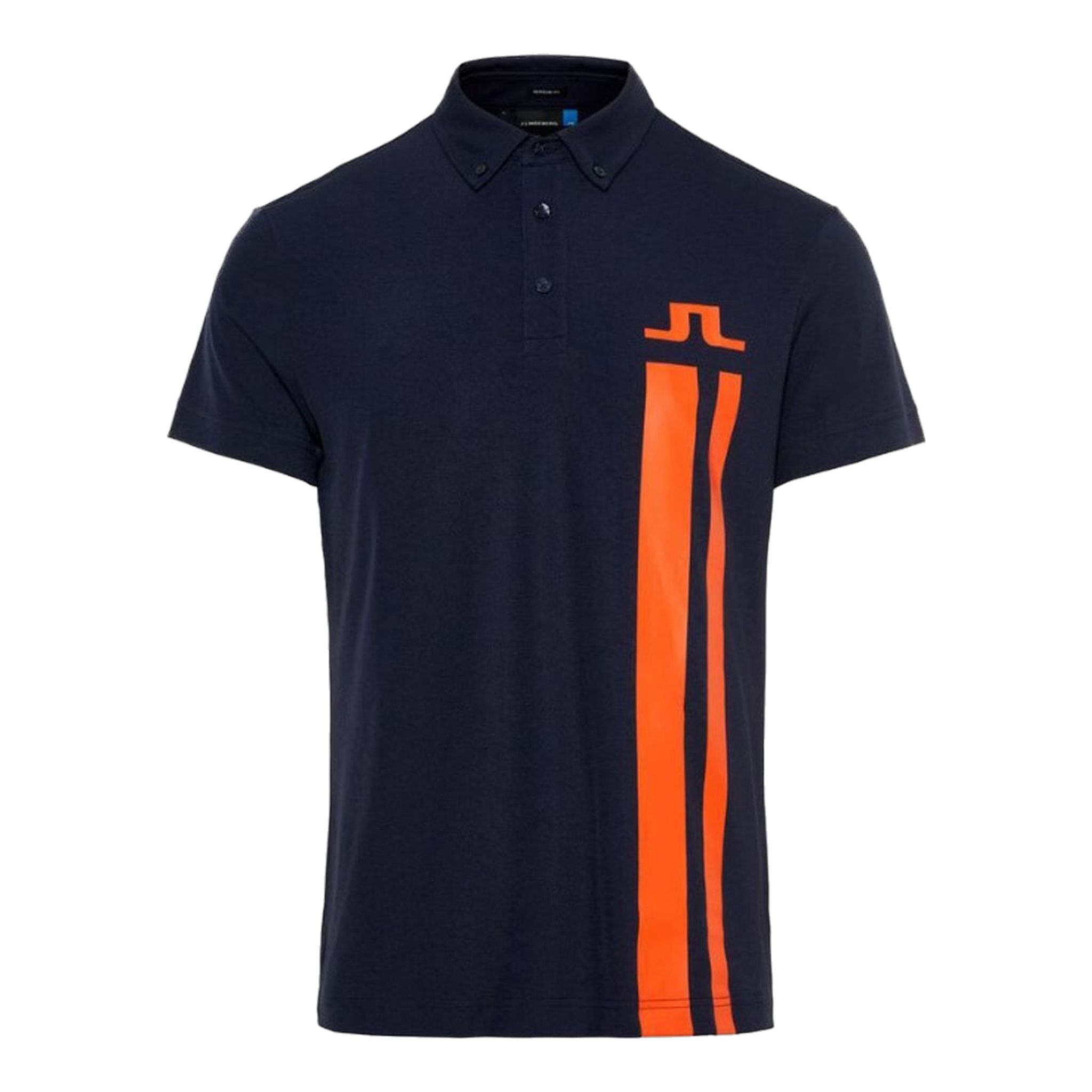 J. Lindeberg M Zeke Reg Fit-Lux Piquet Polo Navy Herren