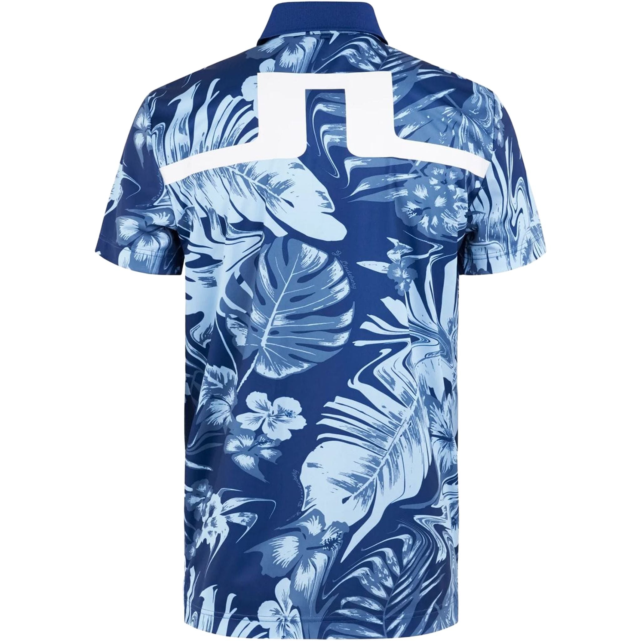 J. Lindeberg Martin Print Polo Regular Fit Herren