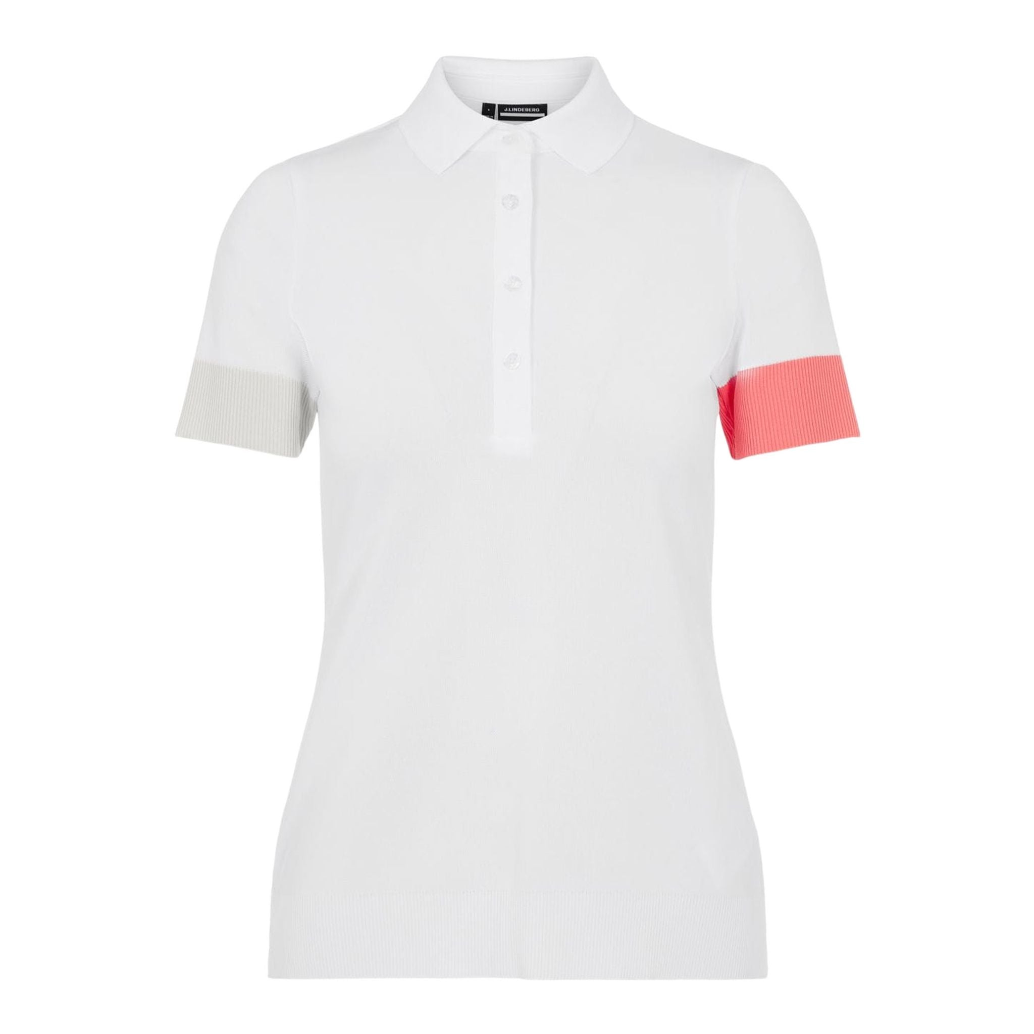 J. Lindeberg W Maja SS Polo White Damen