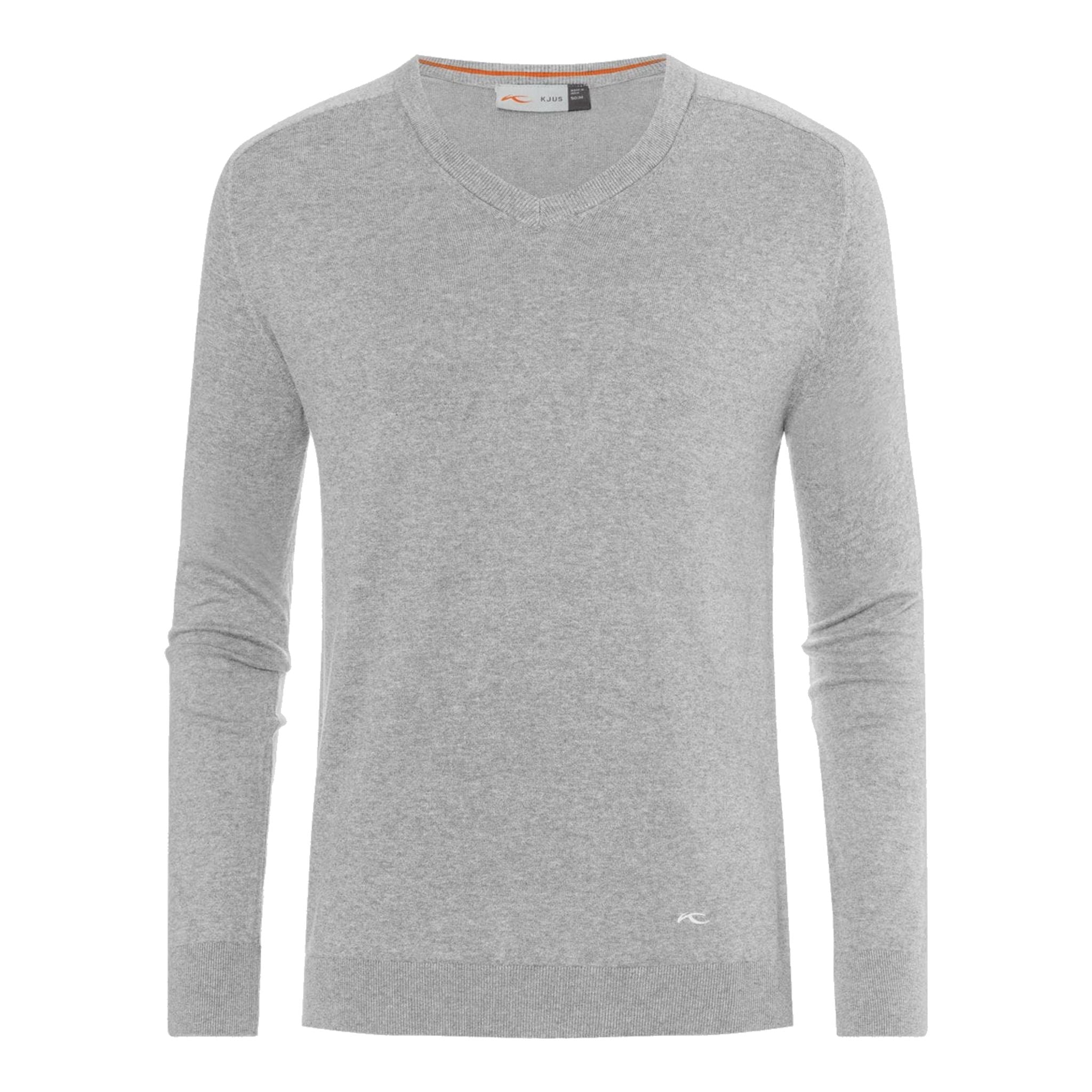 Kjus M Pullover Kirk V-Neck Silbergrau/Melange Herren