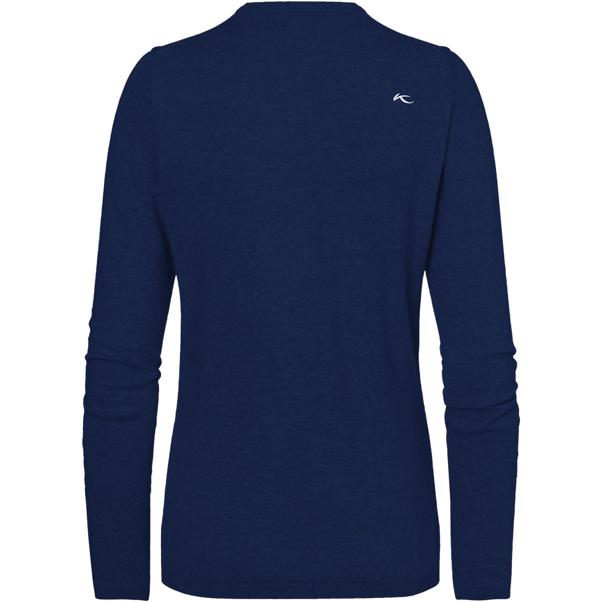 Kjus W Pullover V-Ausschnitt Kicki Atlanta Blau Meliert Damen