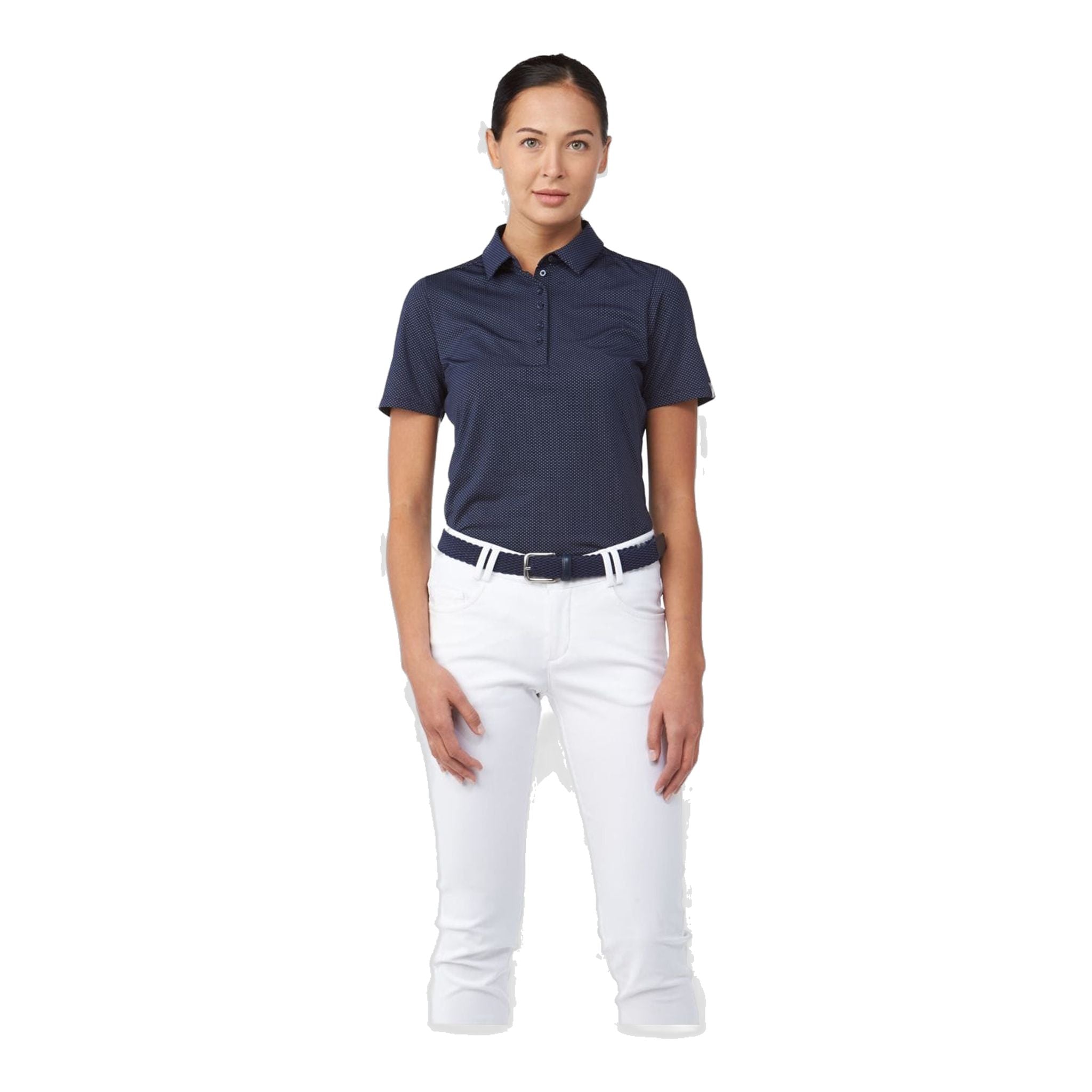 Kjus W Eve SS Polo Atlanta Blue Damen