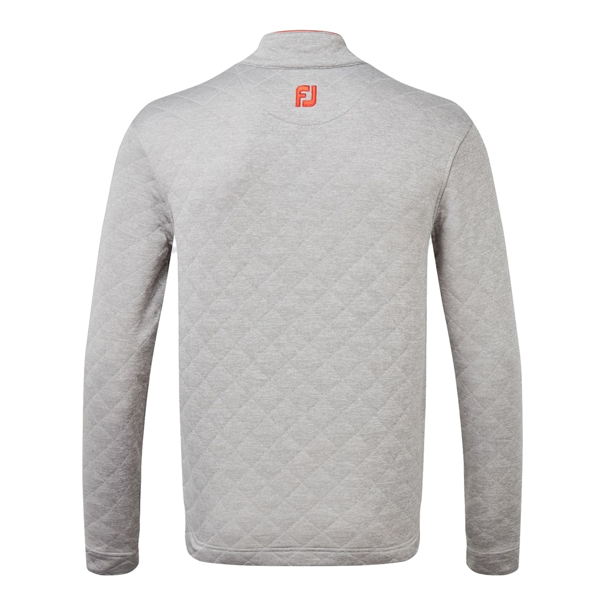 Footjoy Sweater Diamond Jacquard 1/2 Grau Herren