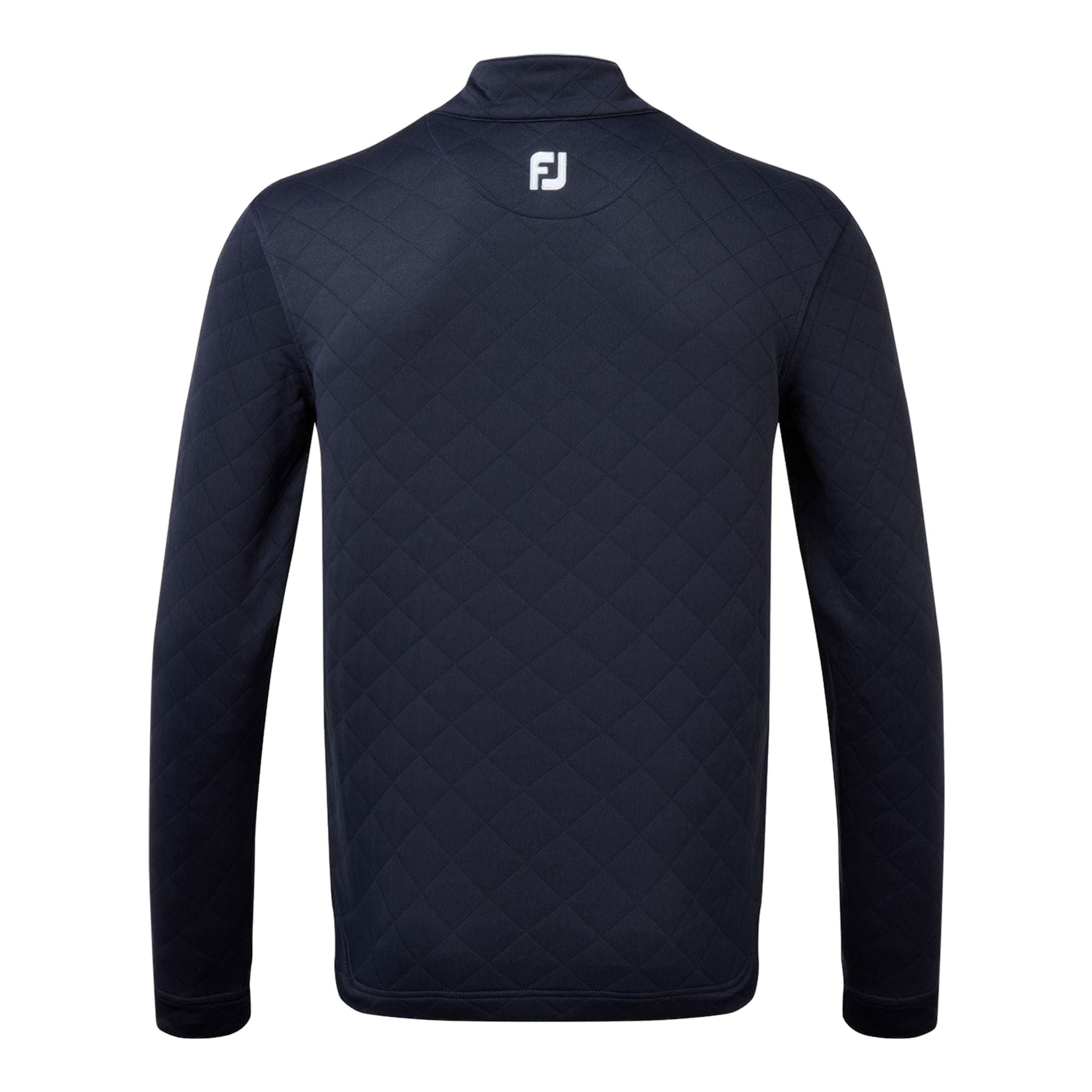 Footjoy Sweater Diamond Jacquard 1/2 Zip Blau Herren